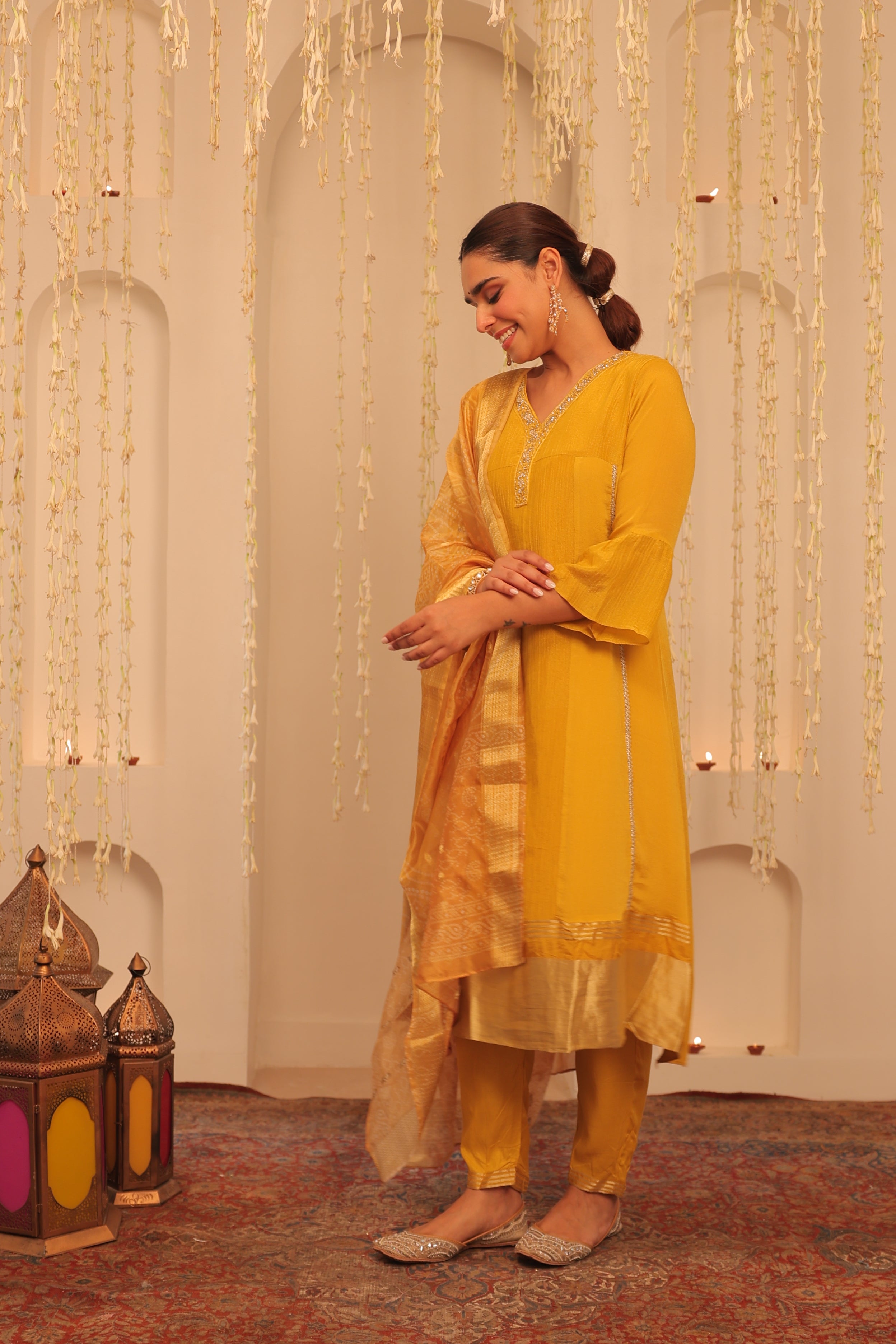 Mehfil Sunflower Kurta Set