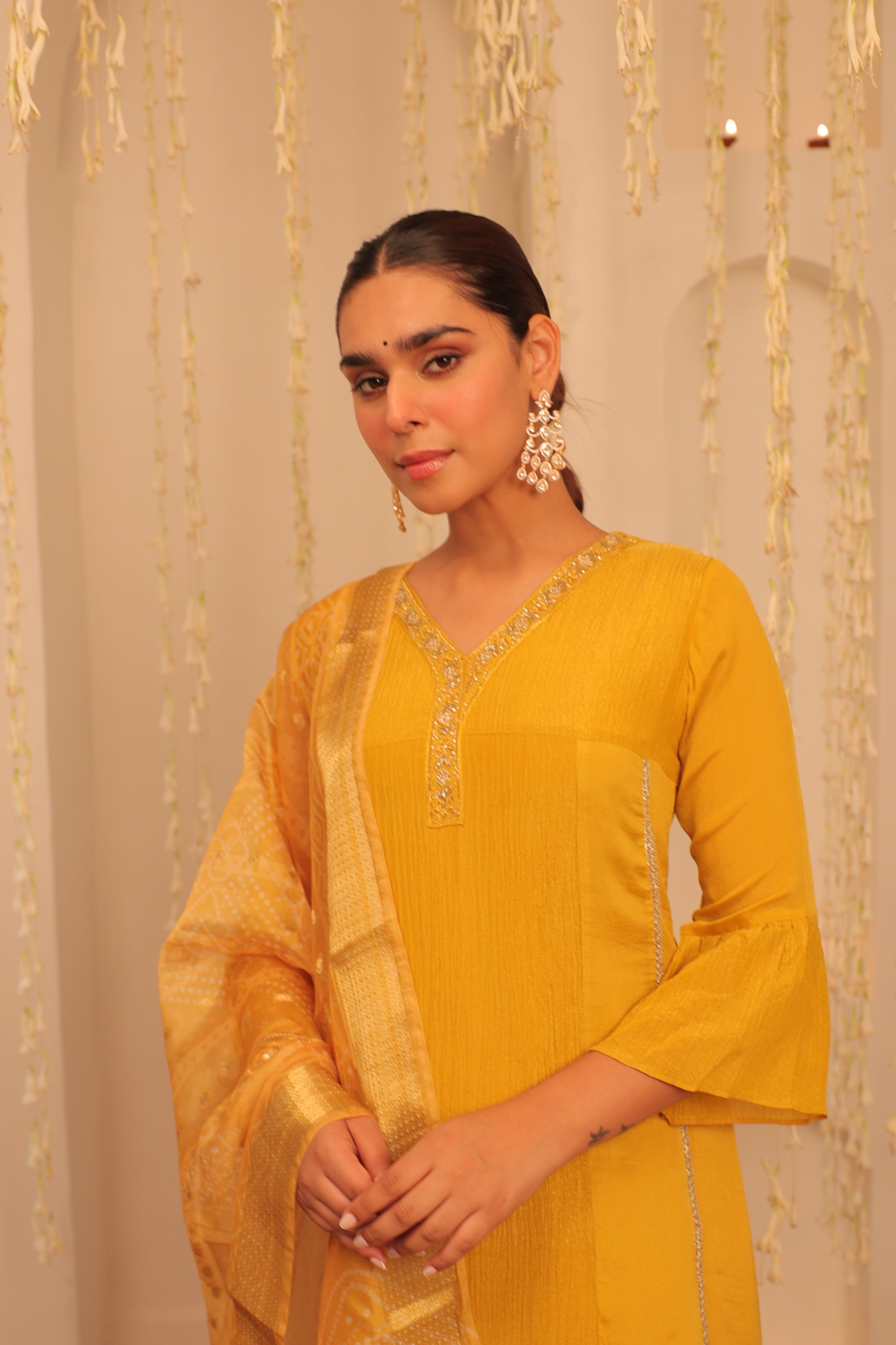 Mehfil Sunflower Kurta Set