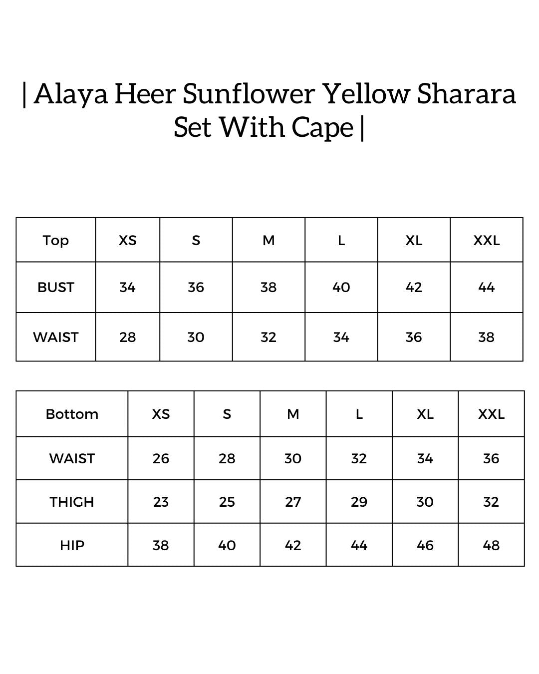 Alaya Heer Haldi Yellow Peplum Sharara Set