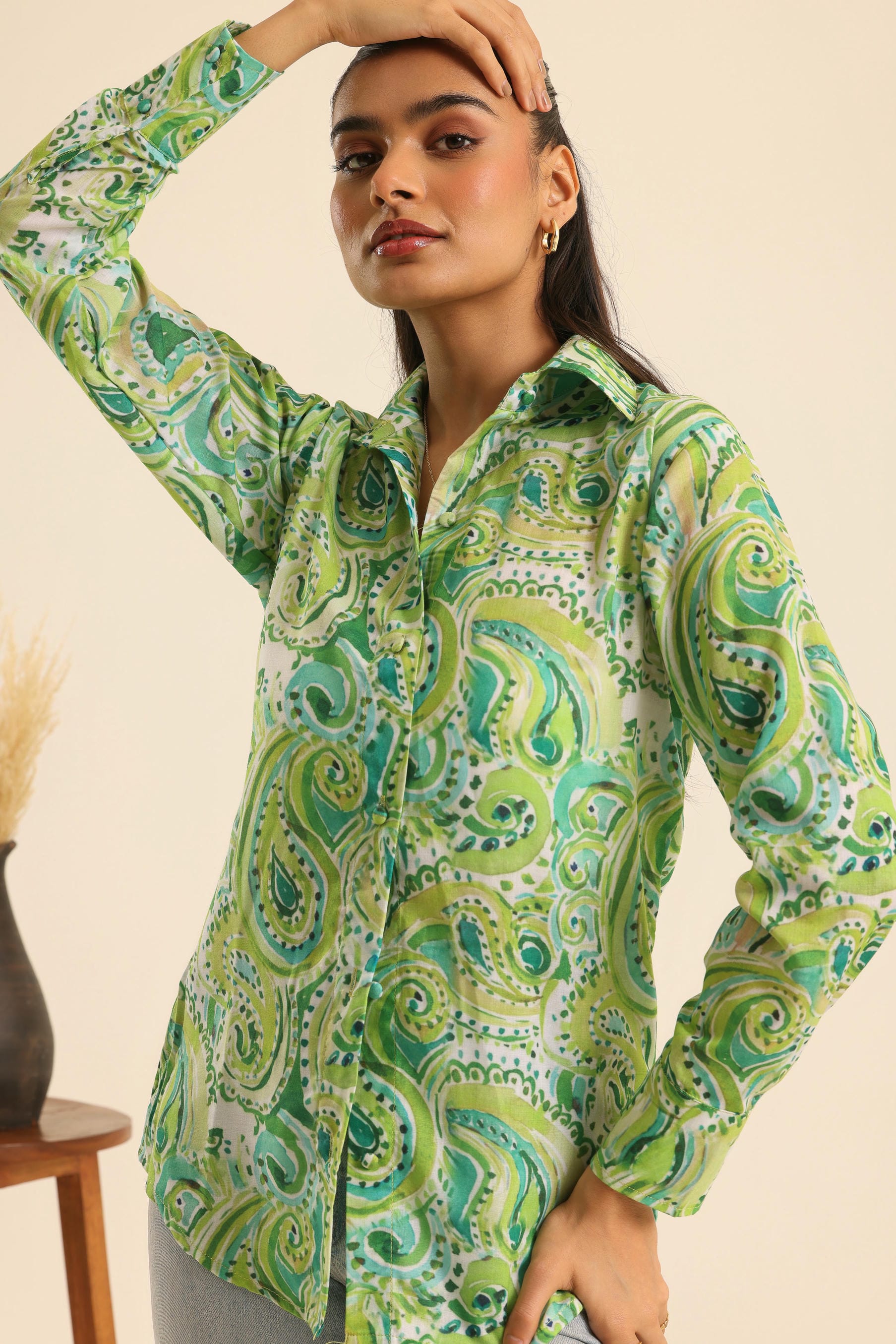 Rangrez Mean Green Shirt
