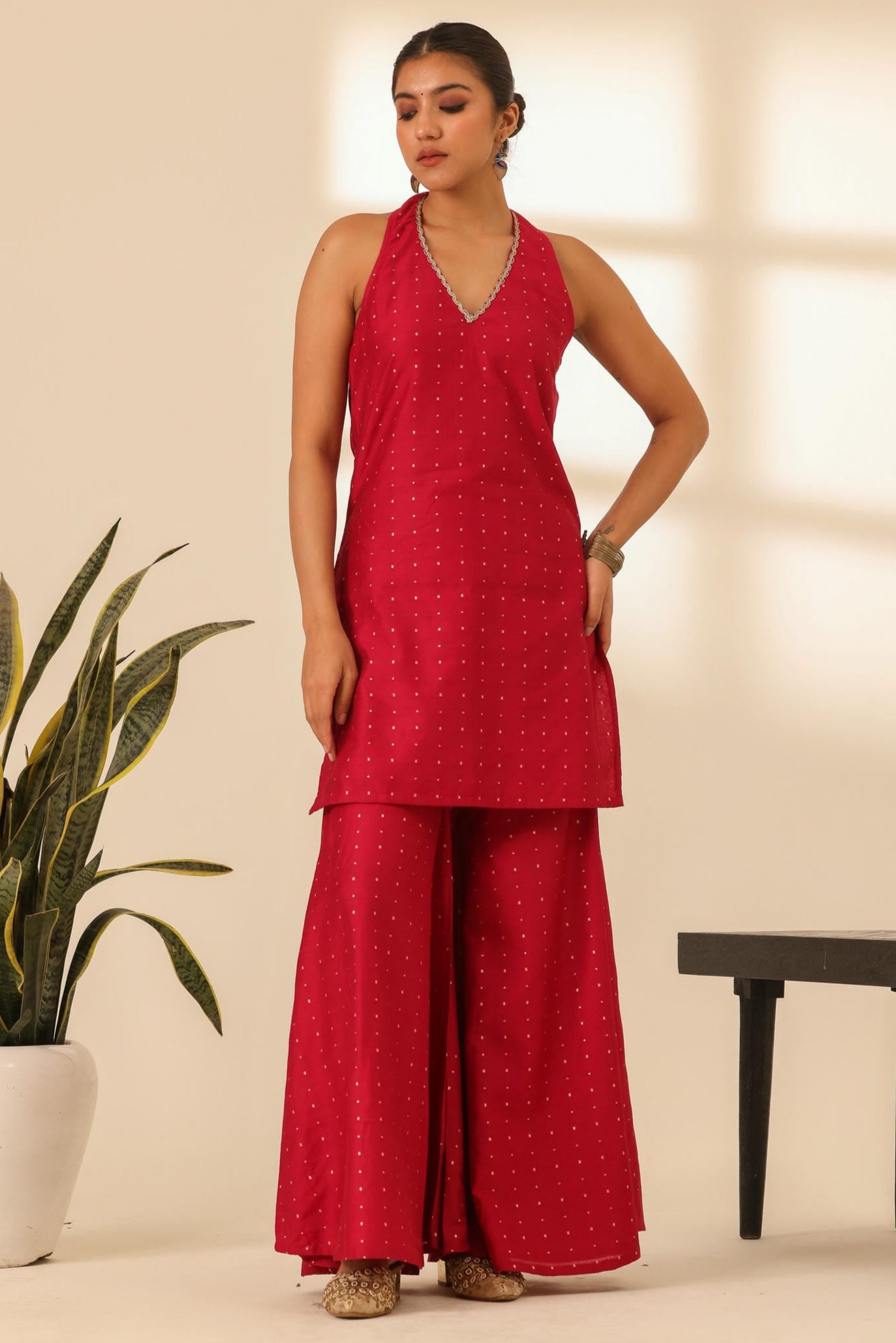 Rangrez Pink Bliss Kurta Sharara Set