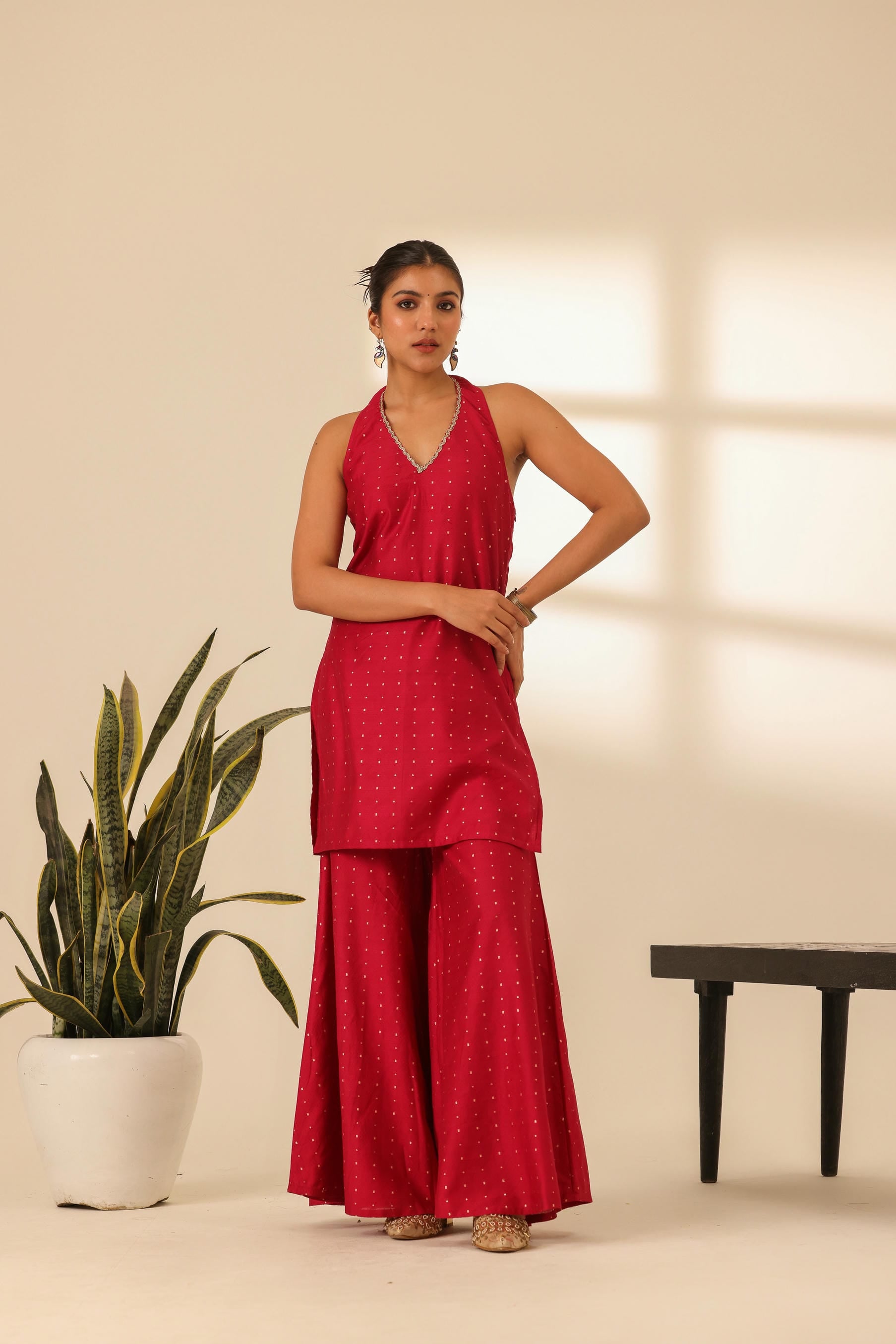 Rangrez Pink Bliss Kurta Sharara Set