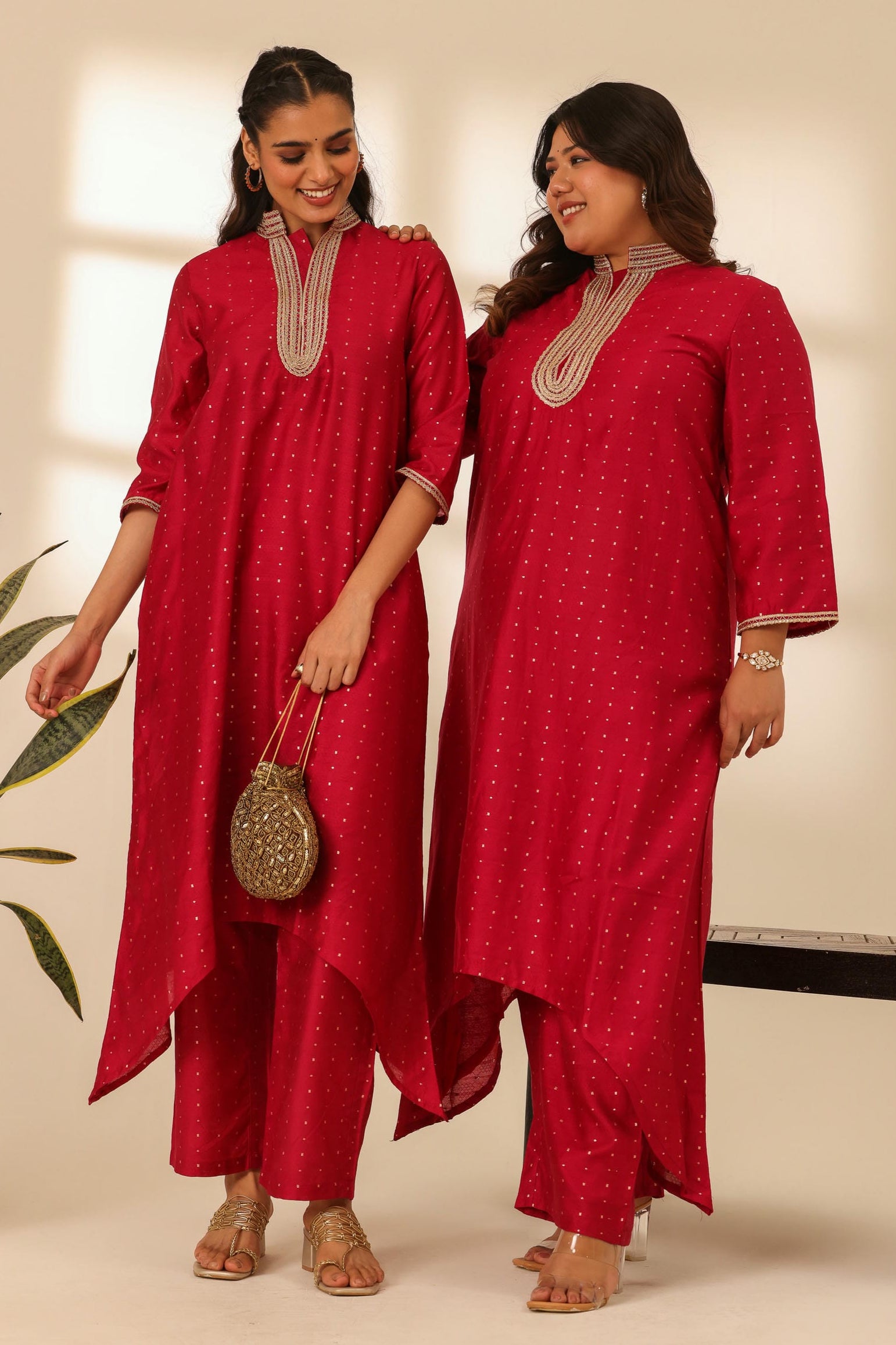 Rangrez Pink Bliss A Line Kurta Set