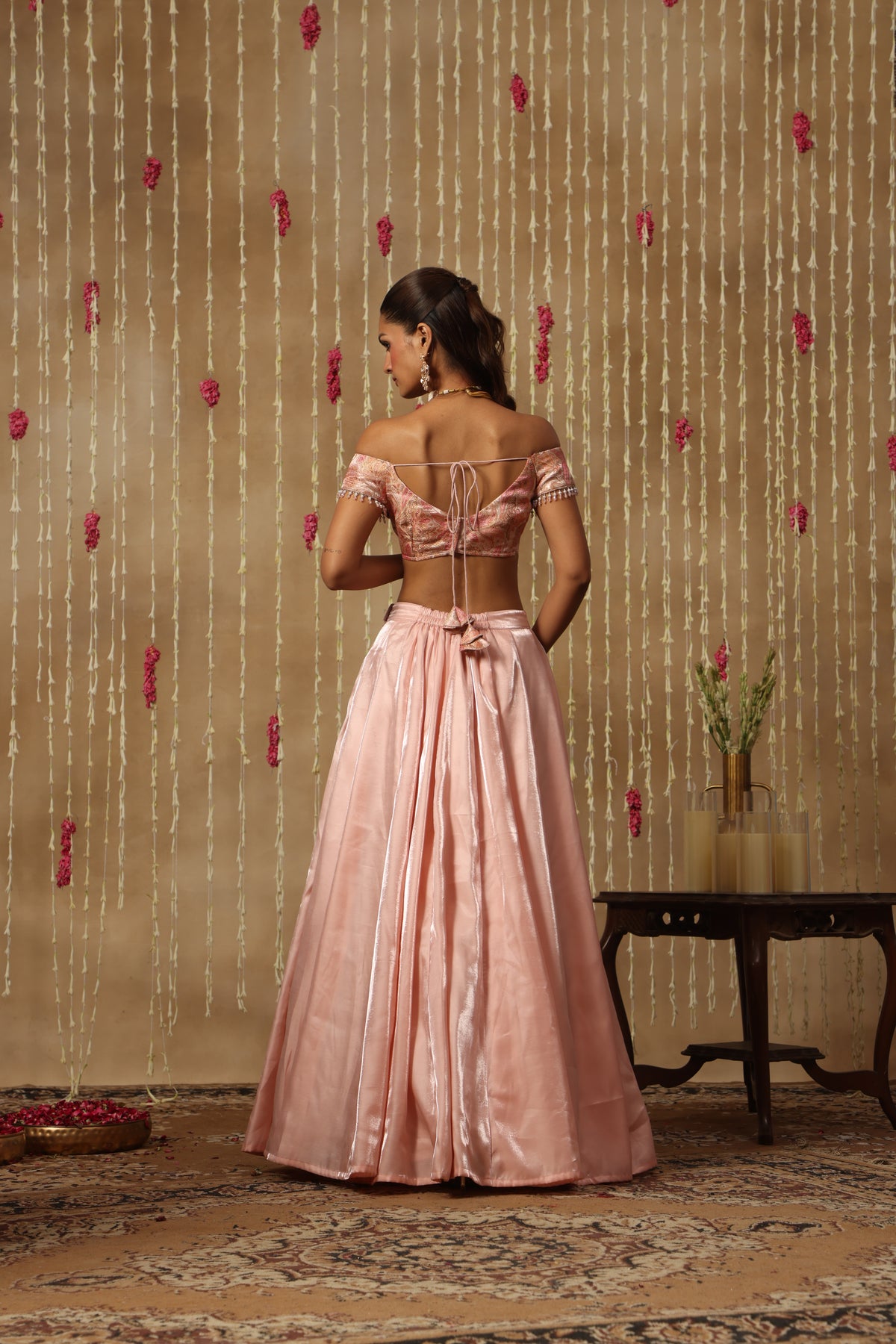 Jhoom Blush Mosaic Lehenga Set