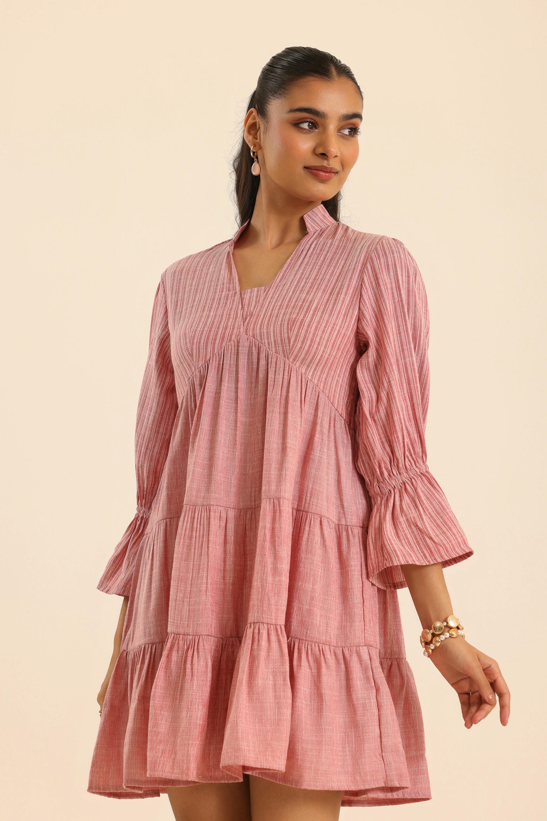 Rangrez Plush Rush Tiered Dress