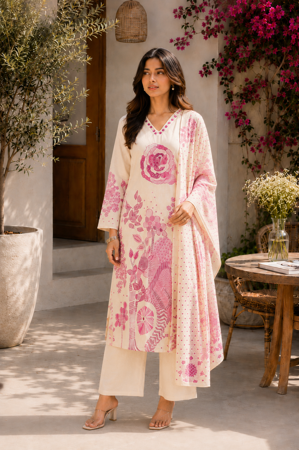 Alaya Select Ivory Statement Kurta Set 2