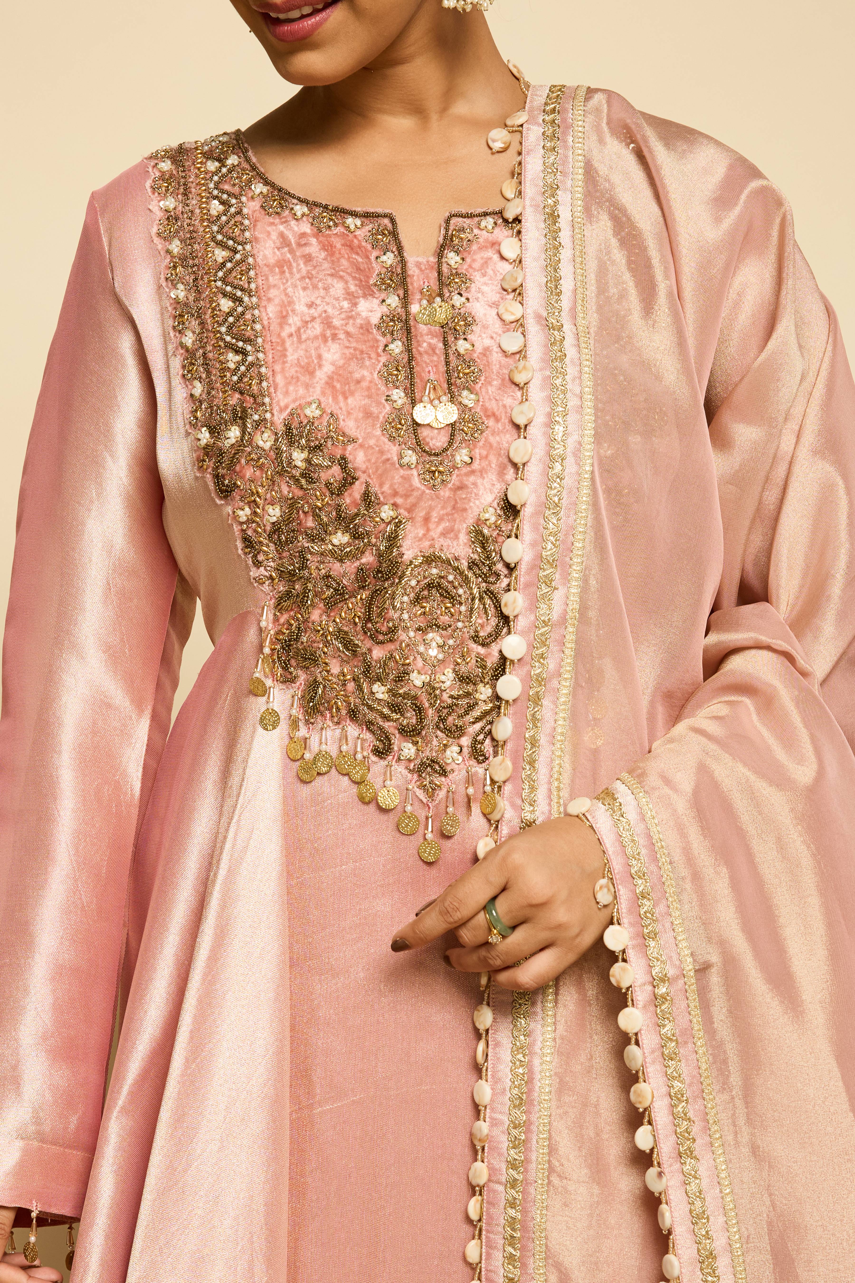 Malang Blush Anarkali Set
