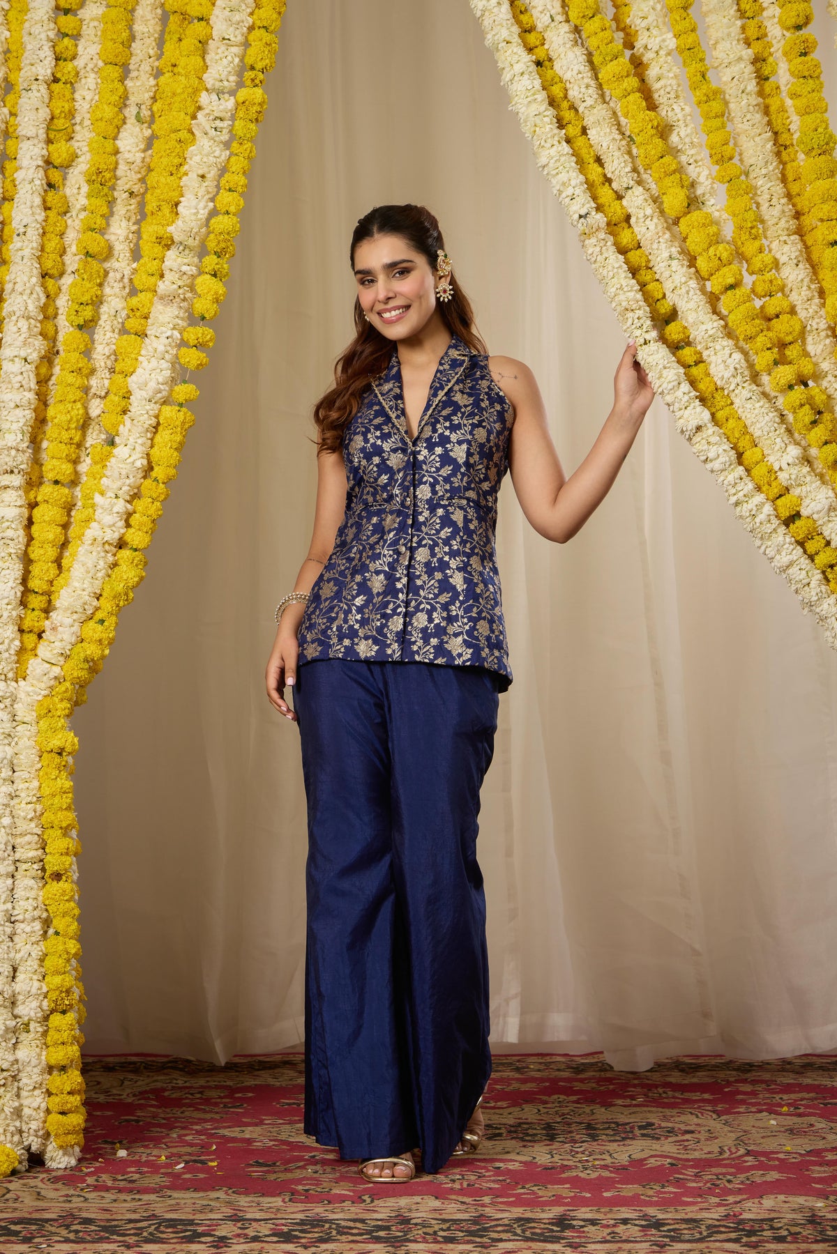 Malang Heritage Navy Blazer Set