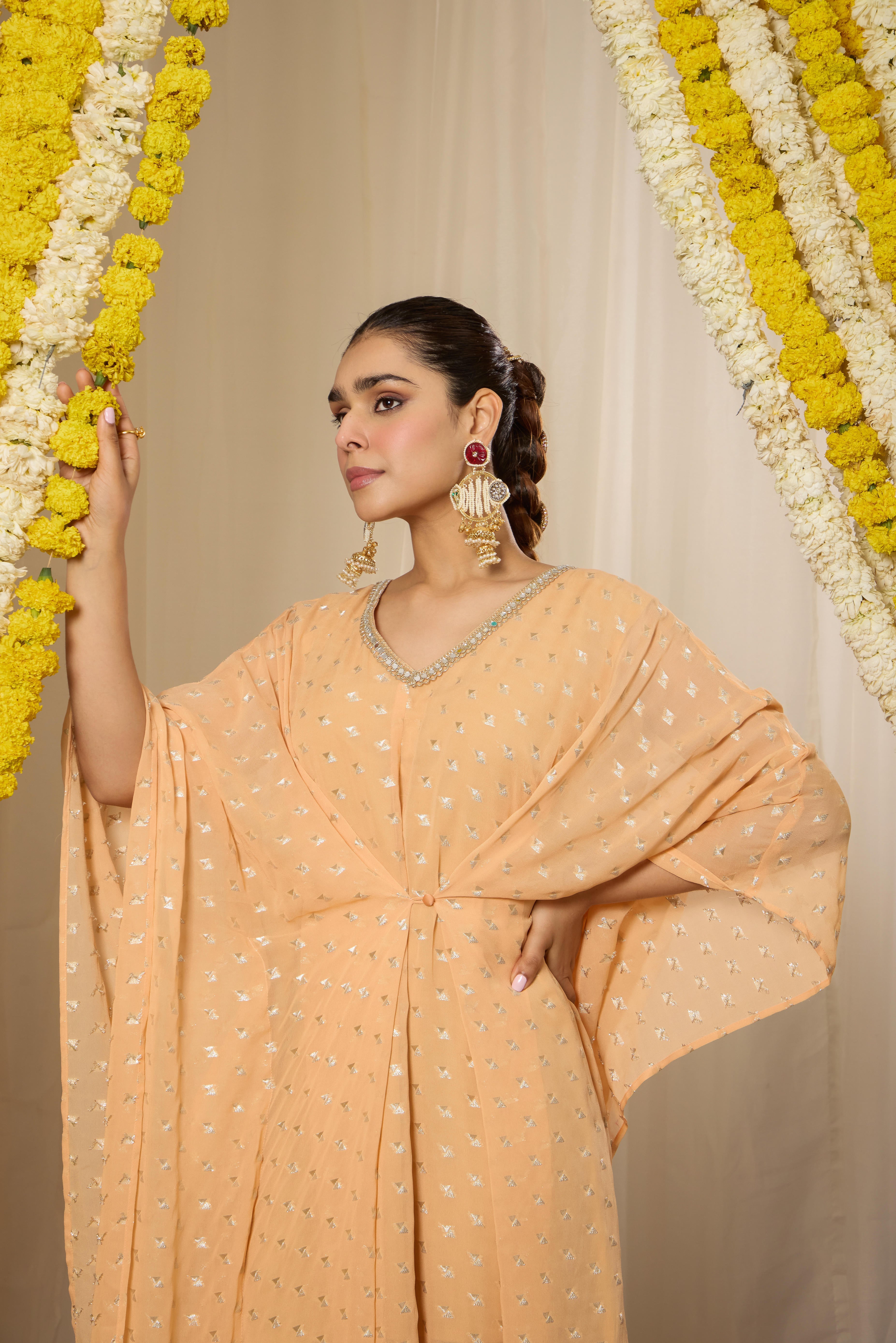 Malang Peach Kaftan