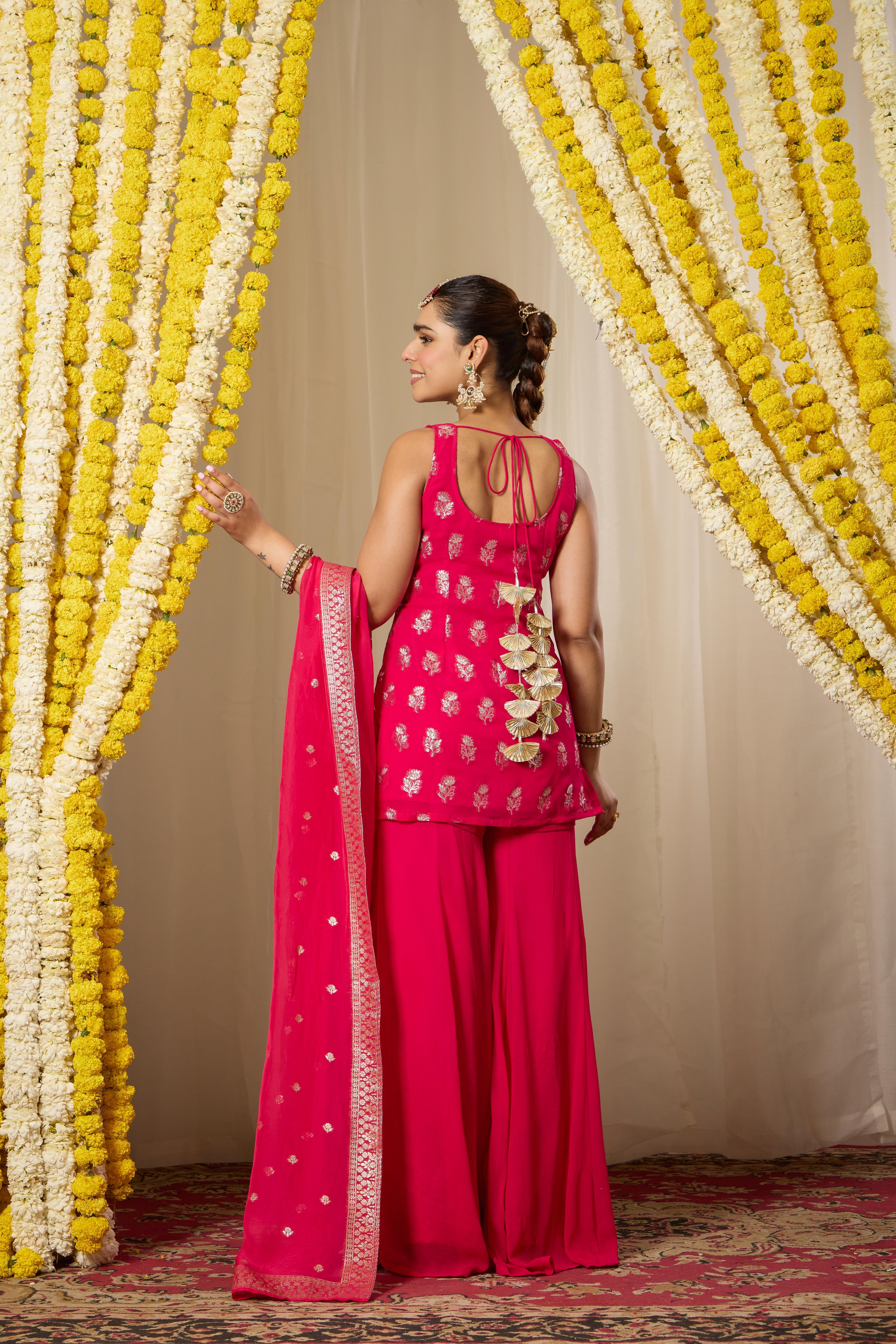 Malang Rich Fuchsia Pink Kurta Set