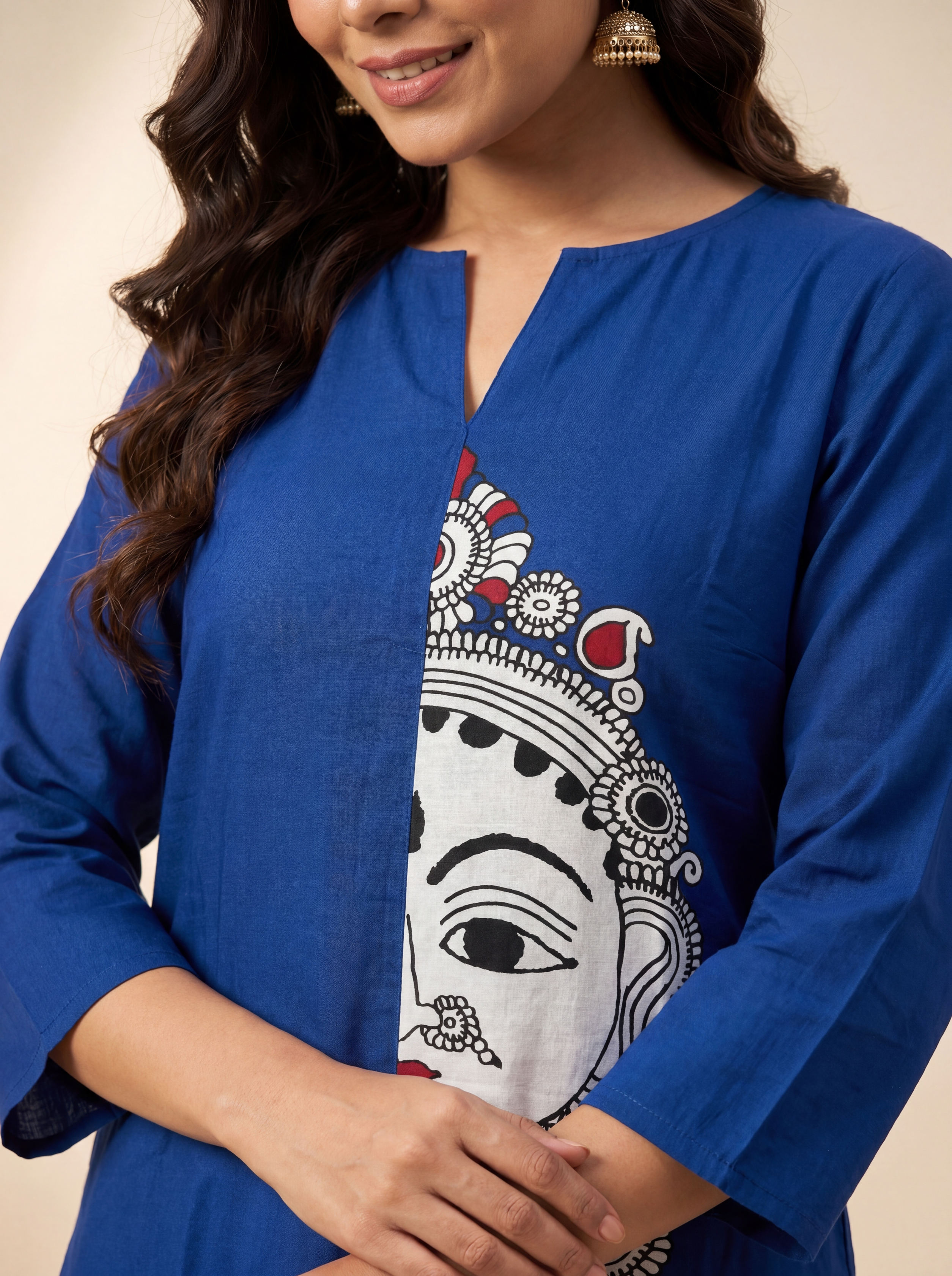 Alaya Select Blue Statement Print Set