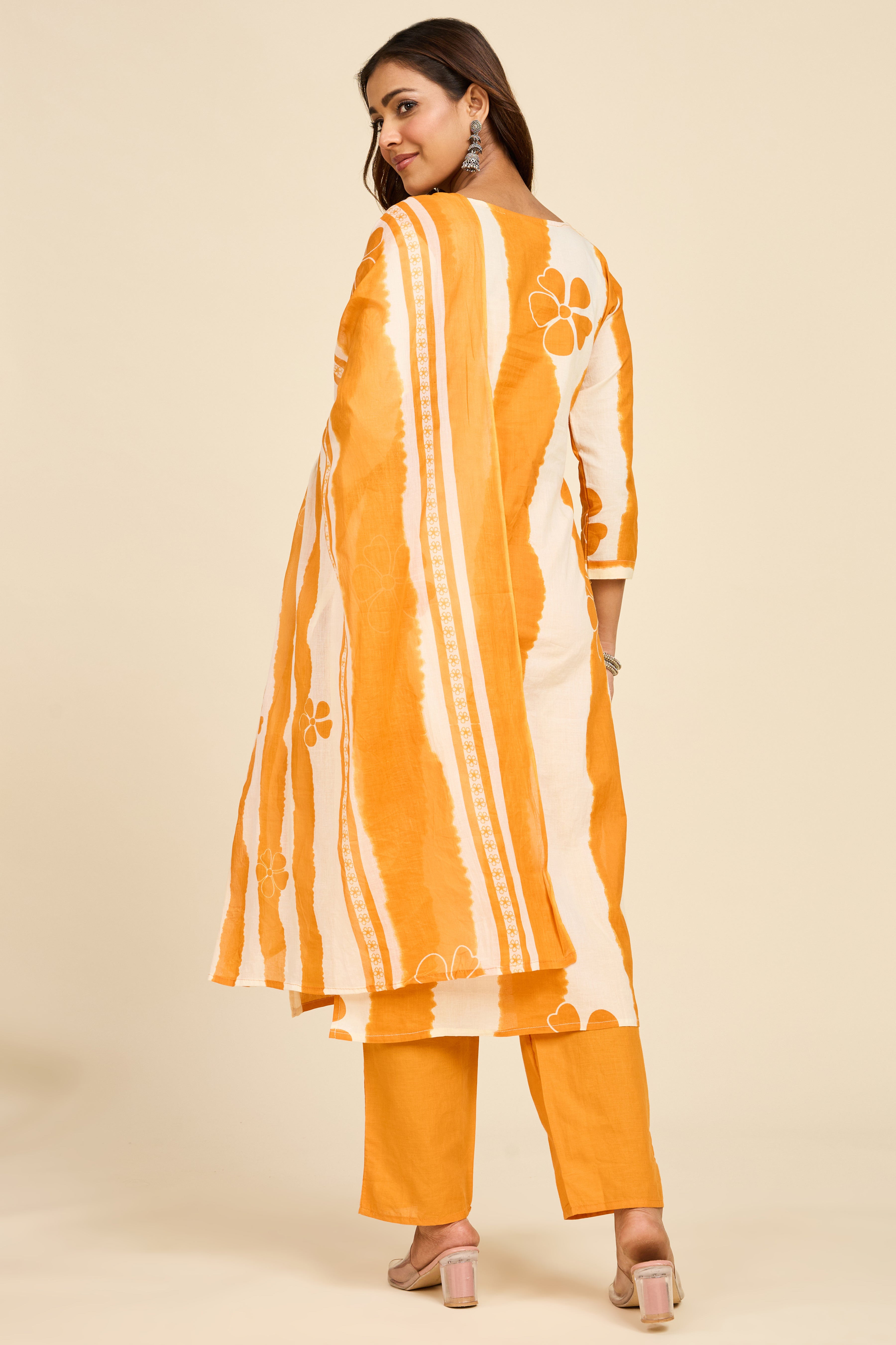 Amber Stripe Kurta Set