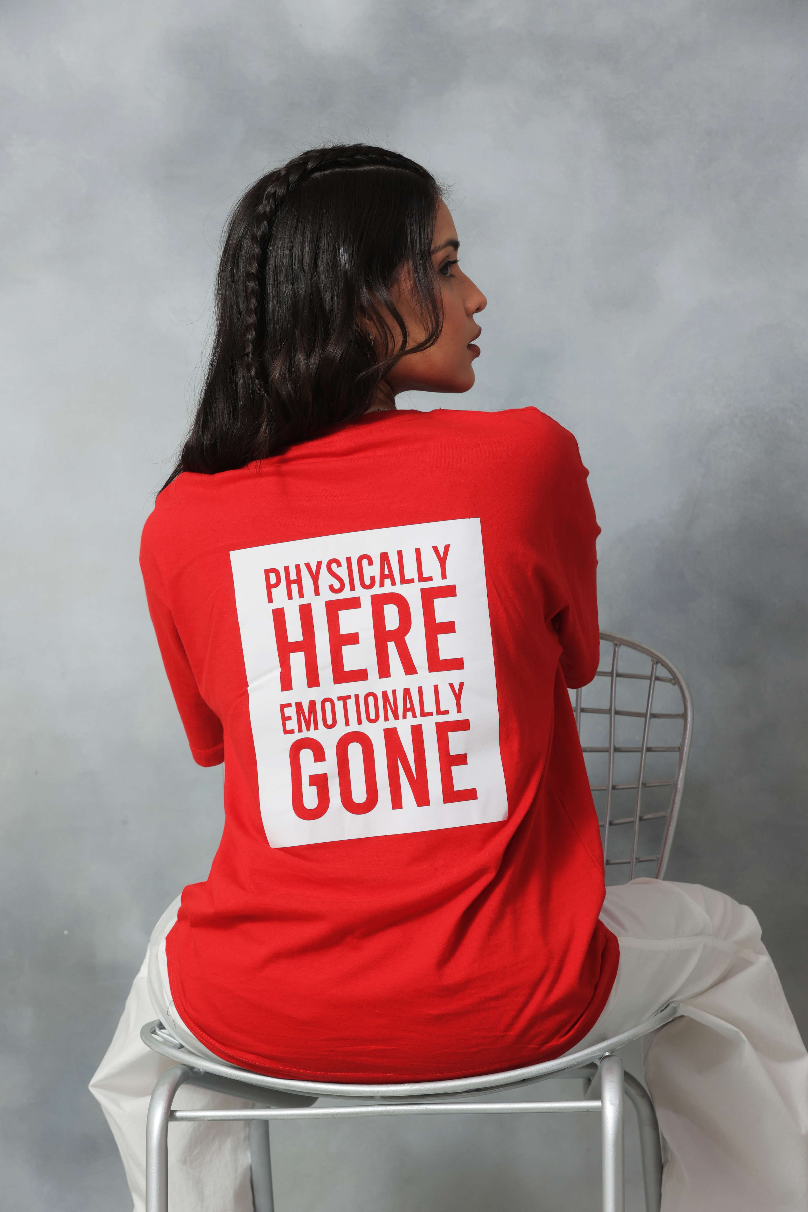 ‚ÄúPhysically Here, Emotionally Gone‚Äù Oversized Tee