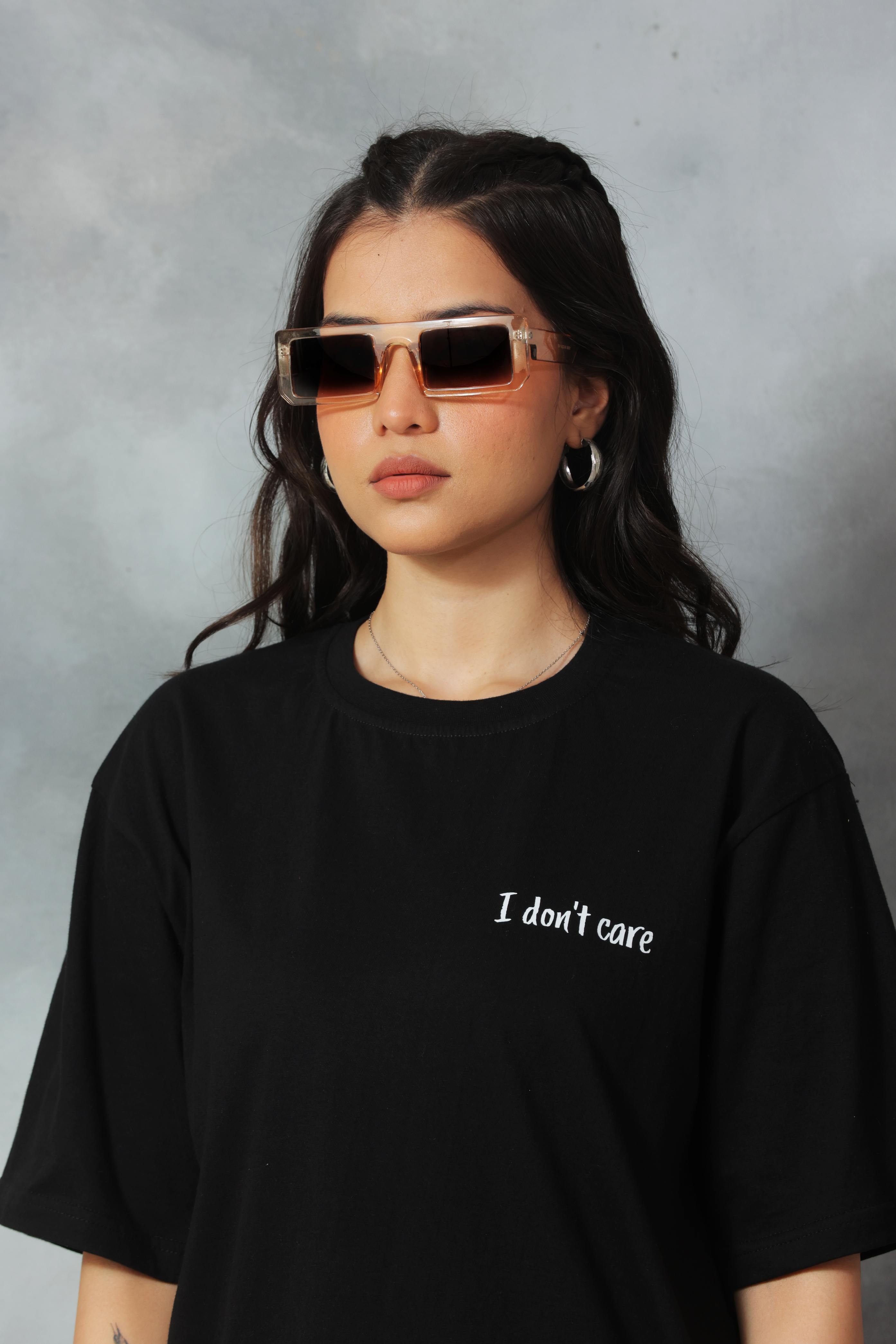 ‚ÄúI don't care‚Äù Oversized Tee