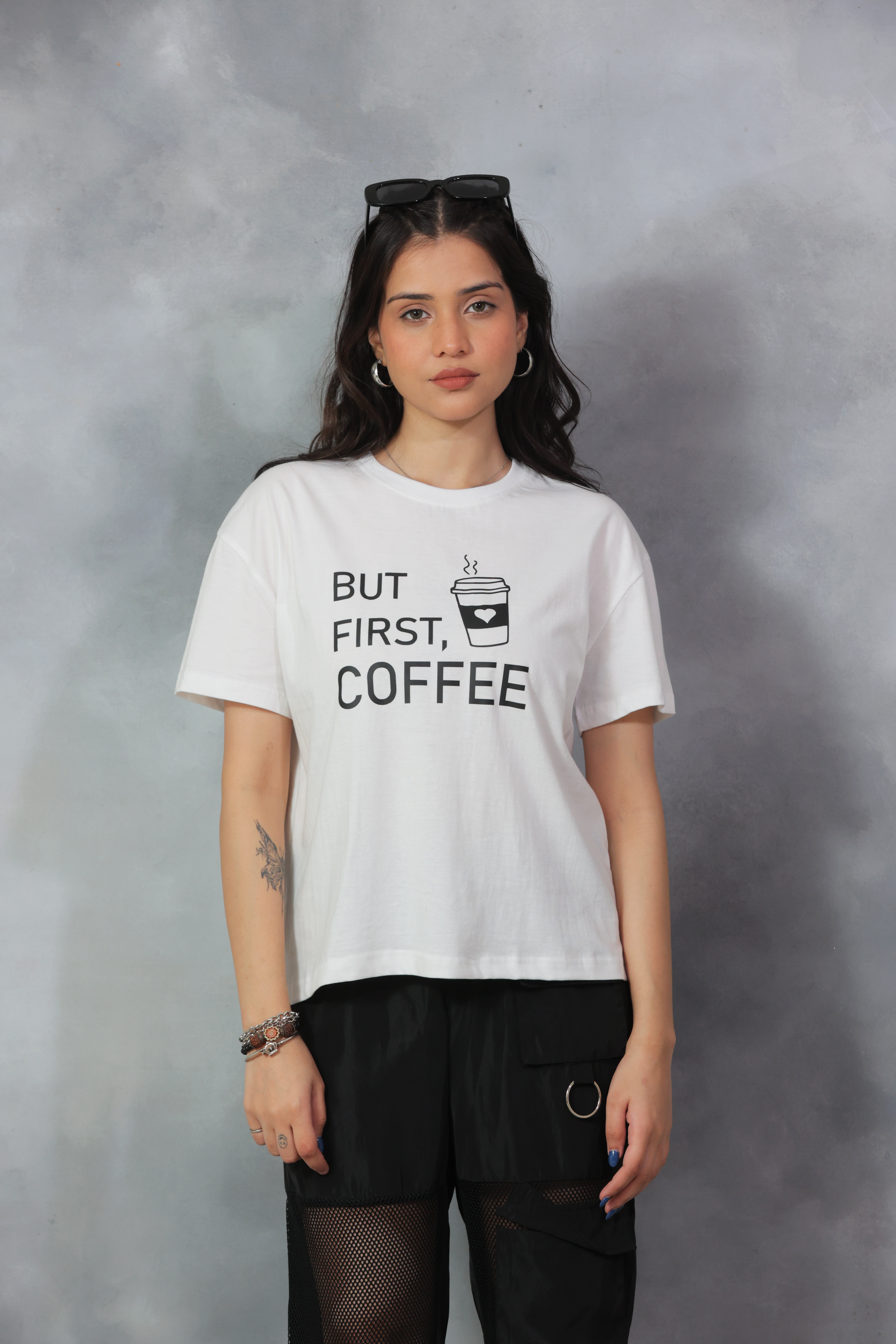 ‚ÄúBut First Coffee‚Äù Tee