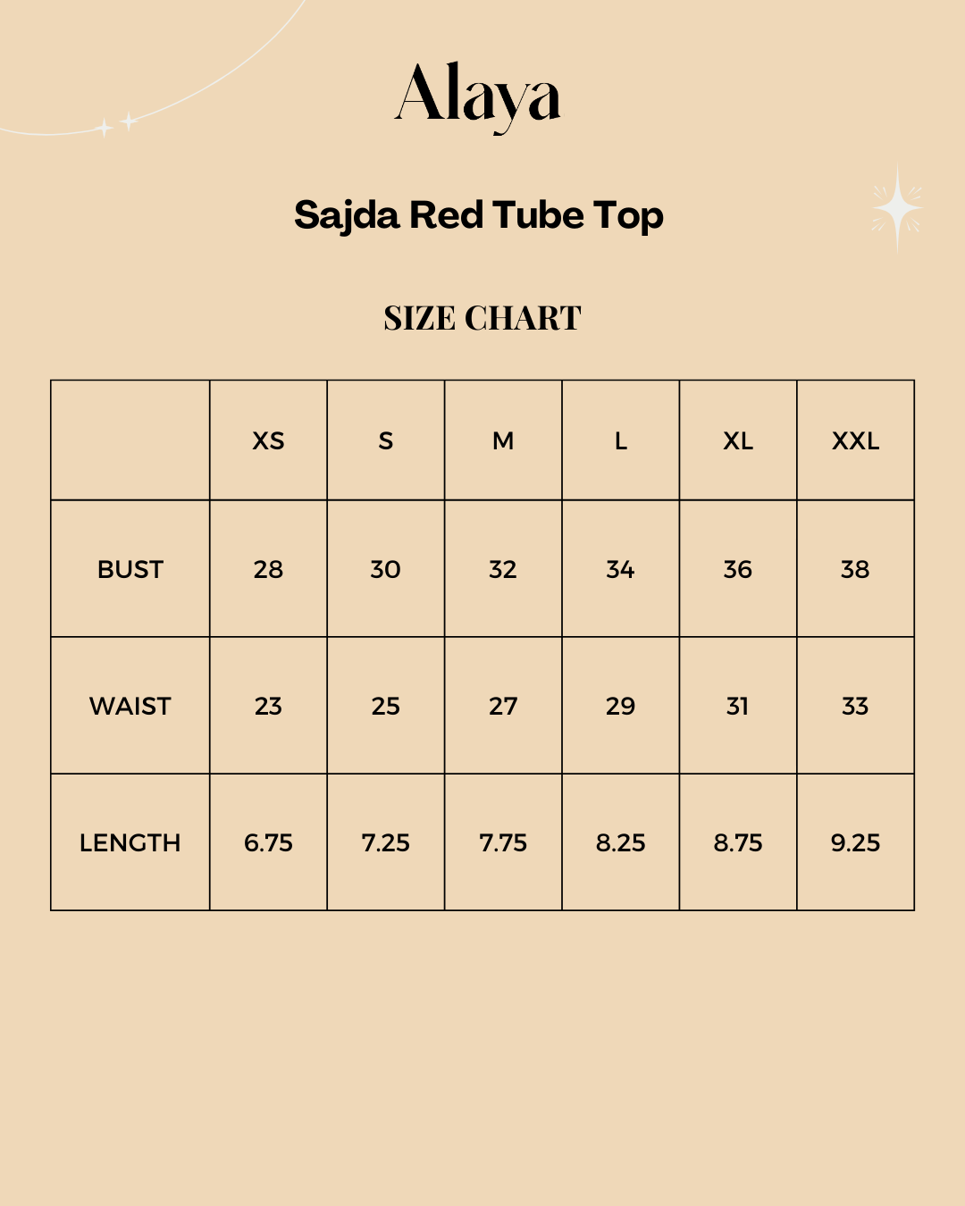 Sajda Red Tube Top