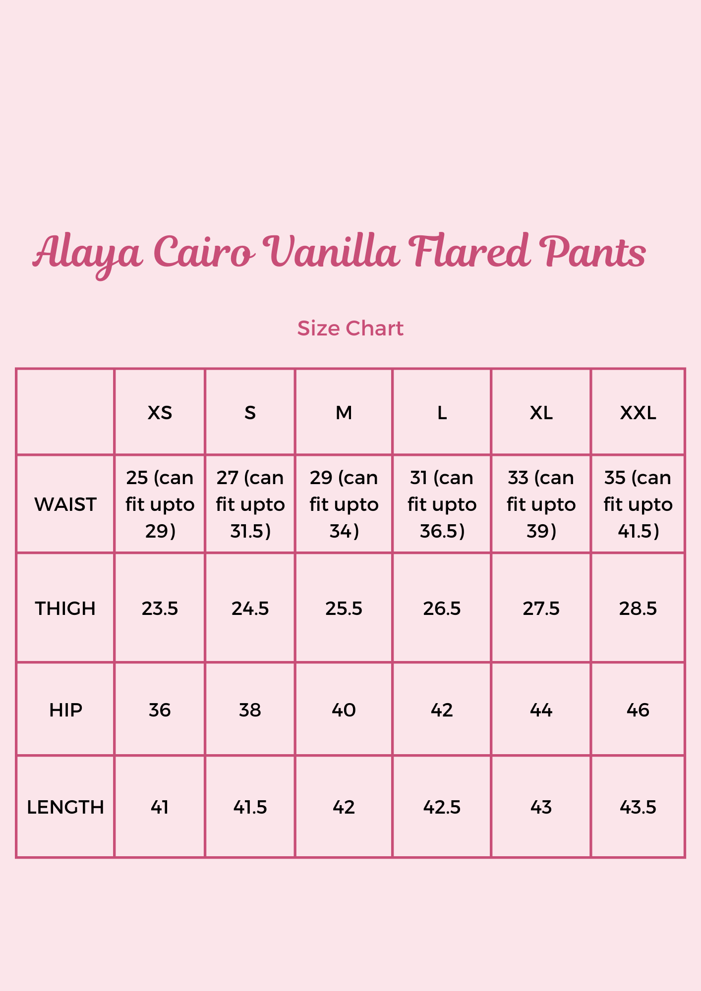 Alaya Cairo Vanilla Flared Pants