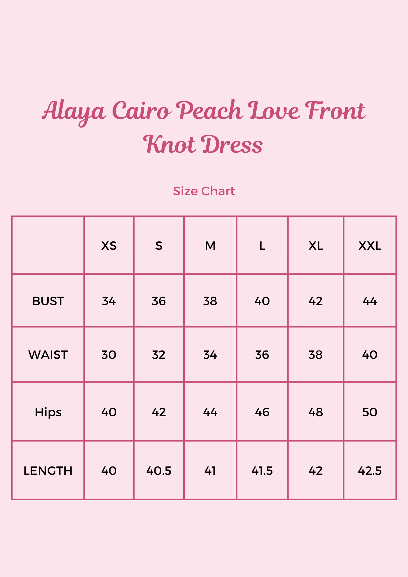 Alaya Cairo Peach Love Front Knot Dress