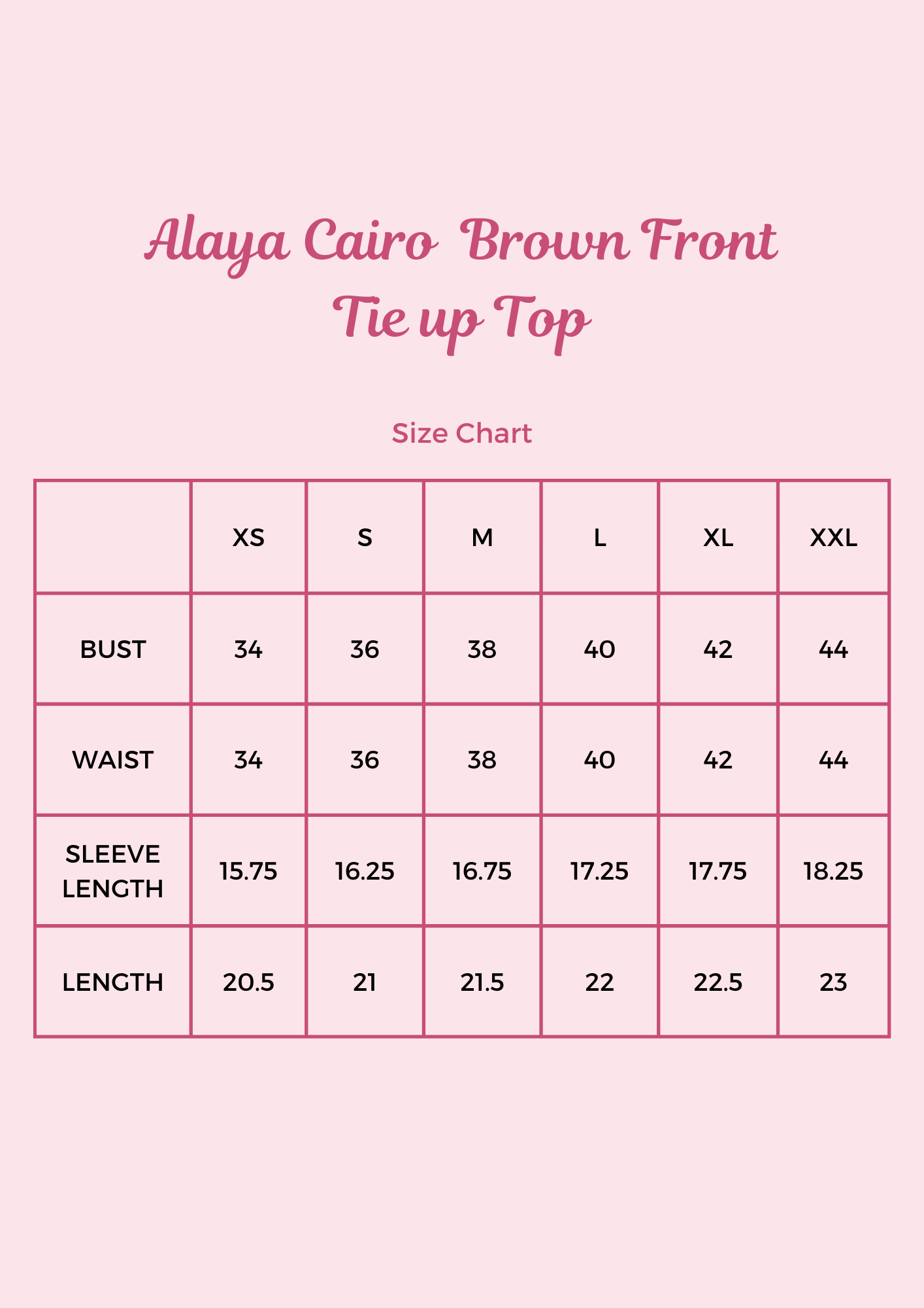 Alaya Cairo Brown Front Tie-Up Top