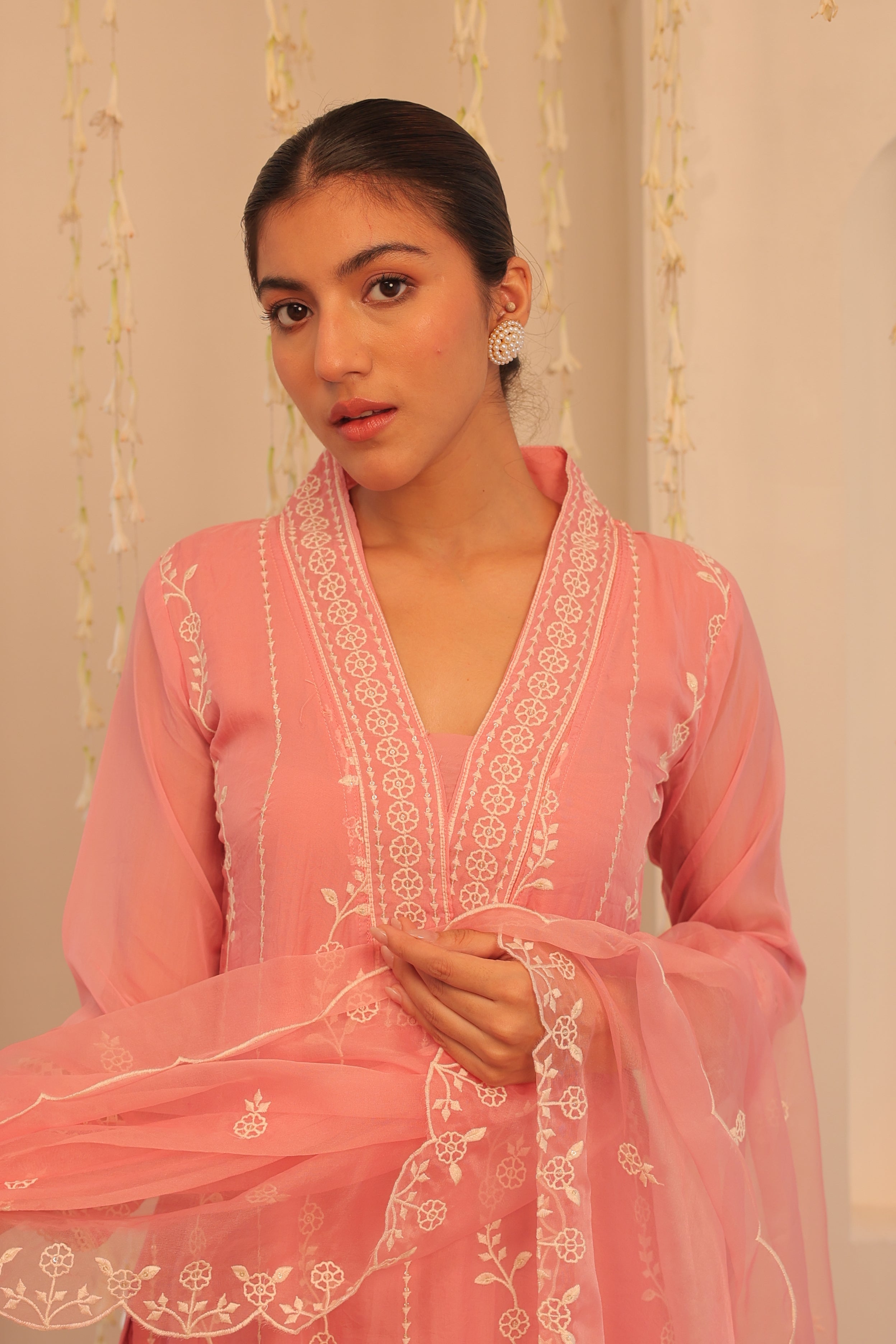 Alaya Mehfil Dusty Rose Kurta Set