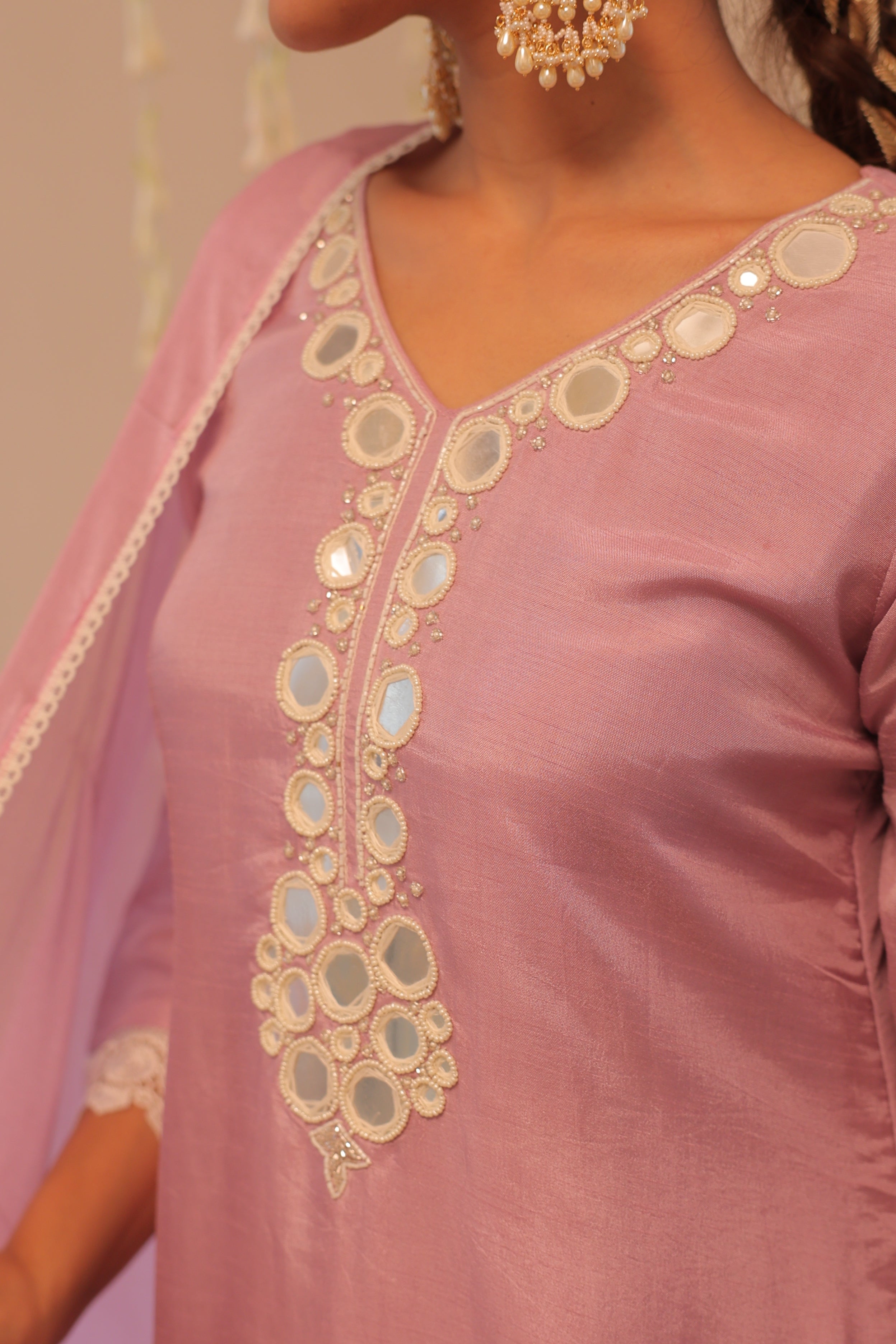 Alaya Mehfil Lavender Kurta Set