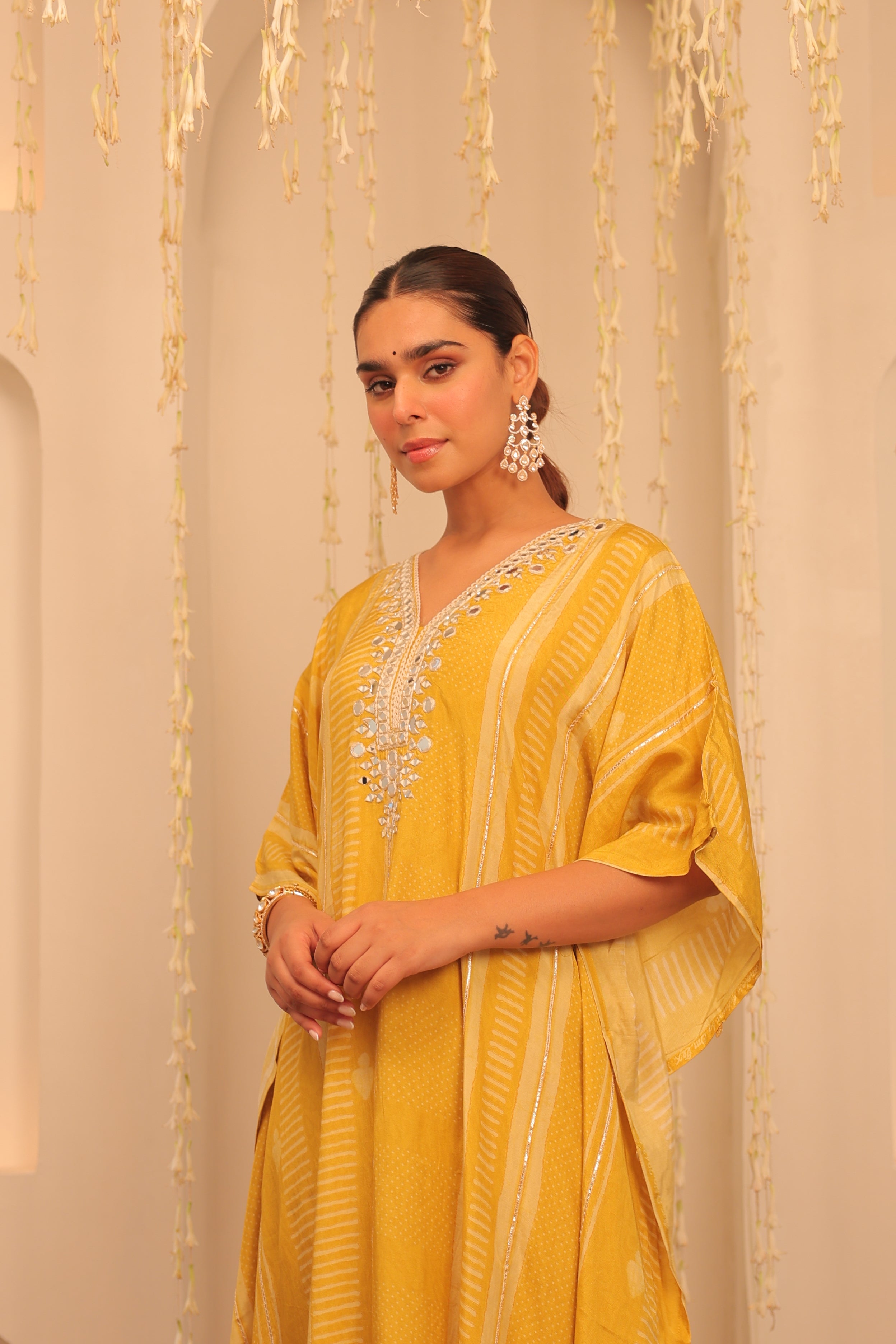 Alaya Mehfil Sunshine Kaftan Set