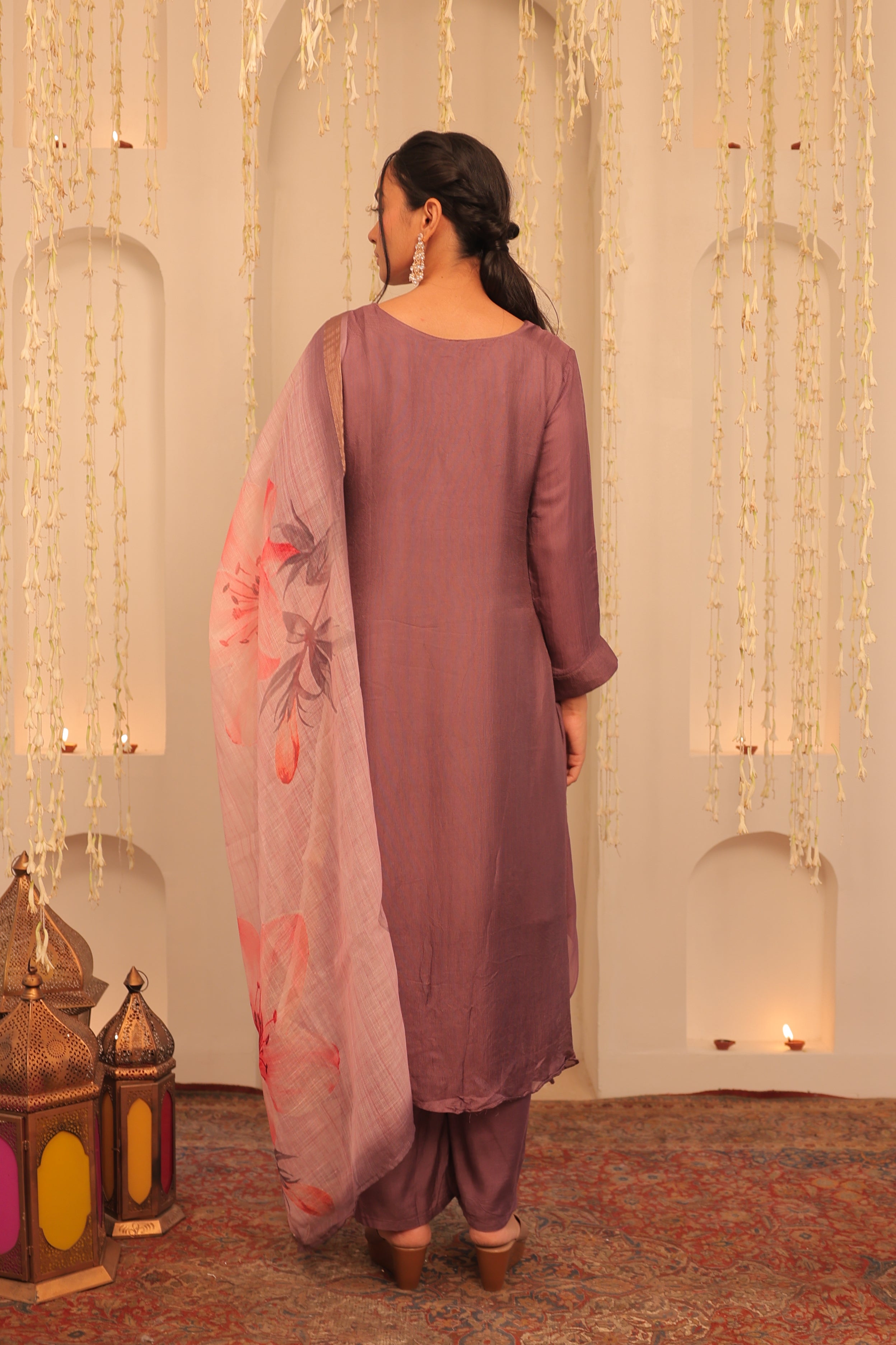 Alaya Mehfil Mulberry Kurta Set