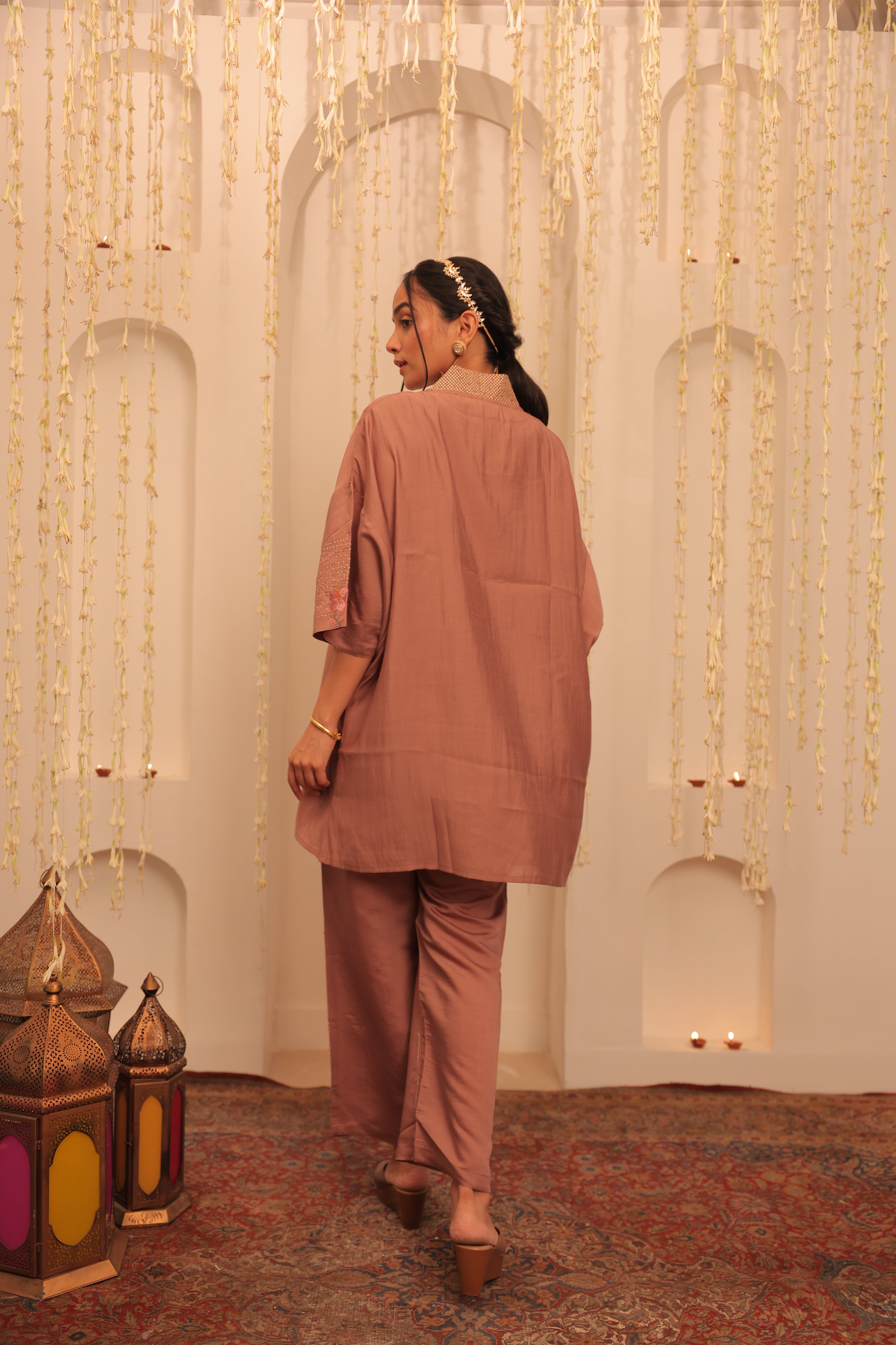 Alaya Mehfil Hazelnut Brown Kurta Set