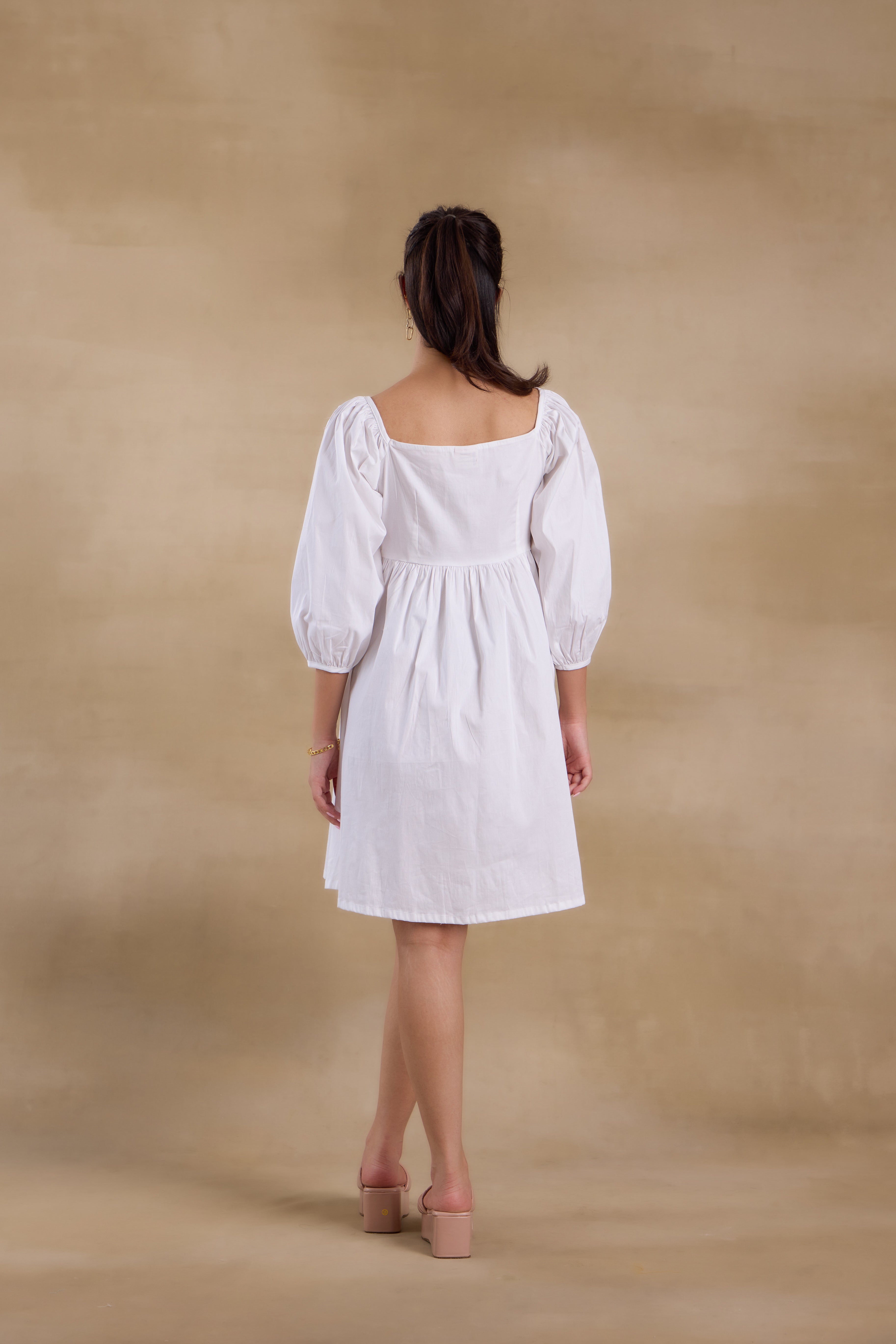 Alaya Essentials White Vacay Dress