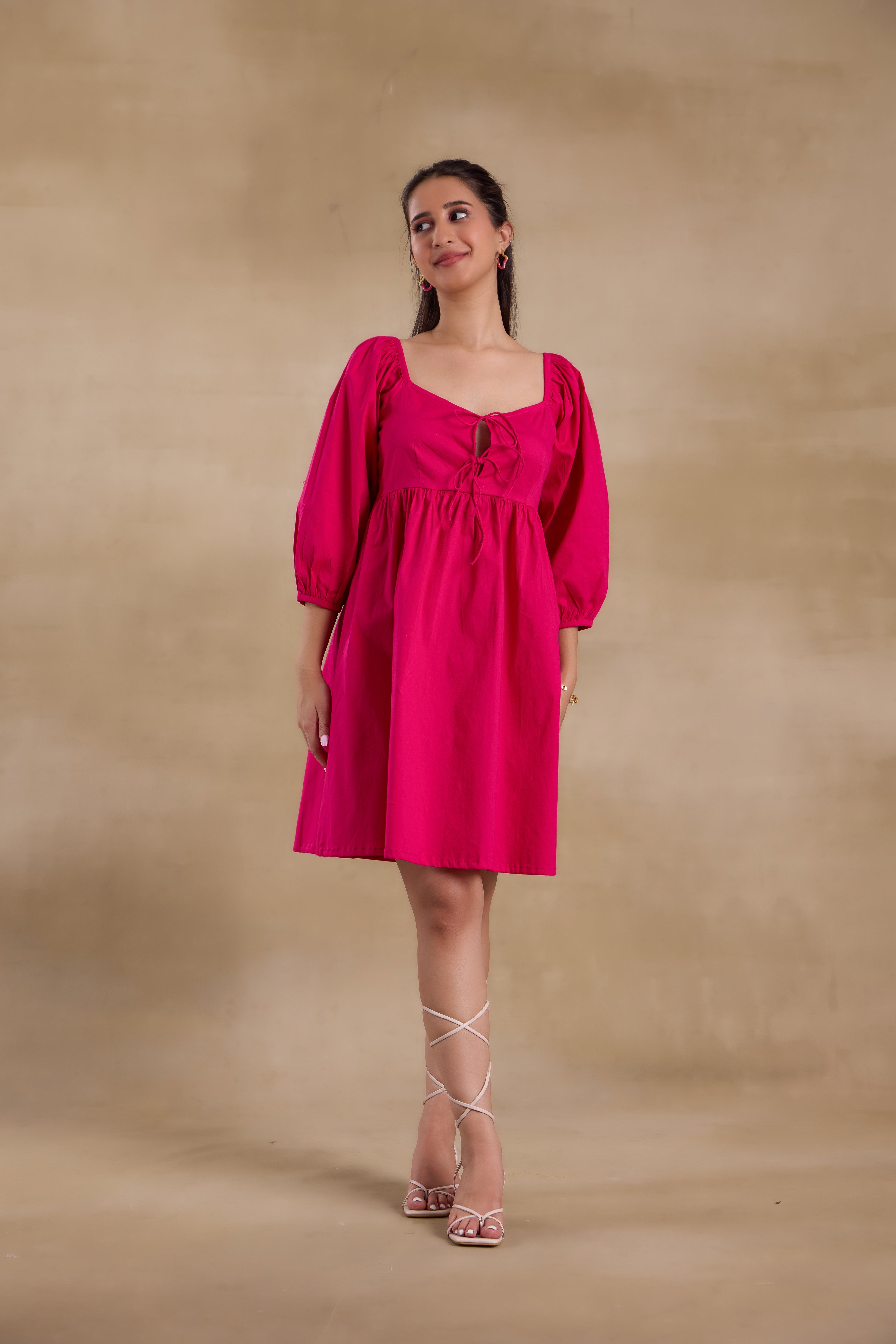 Alaya Essentials Fuchsia Vacay Dress