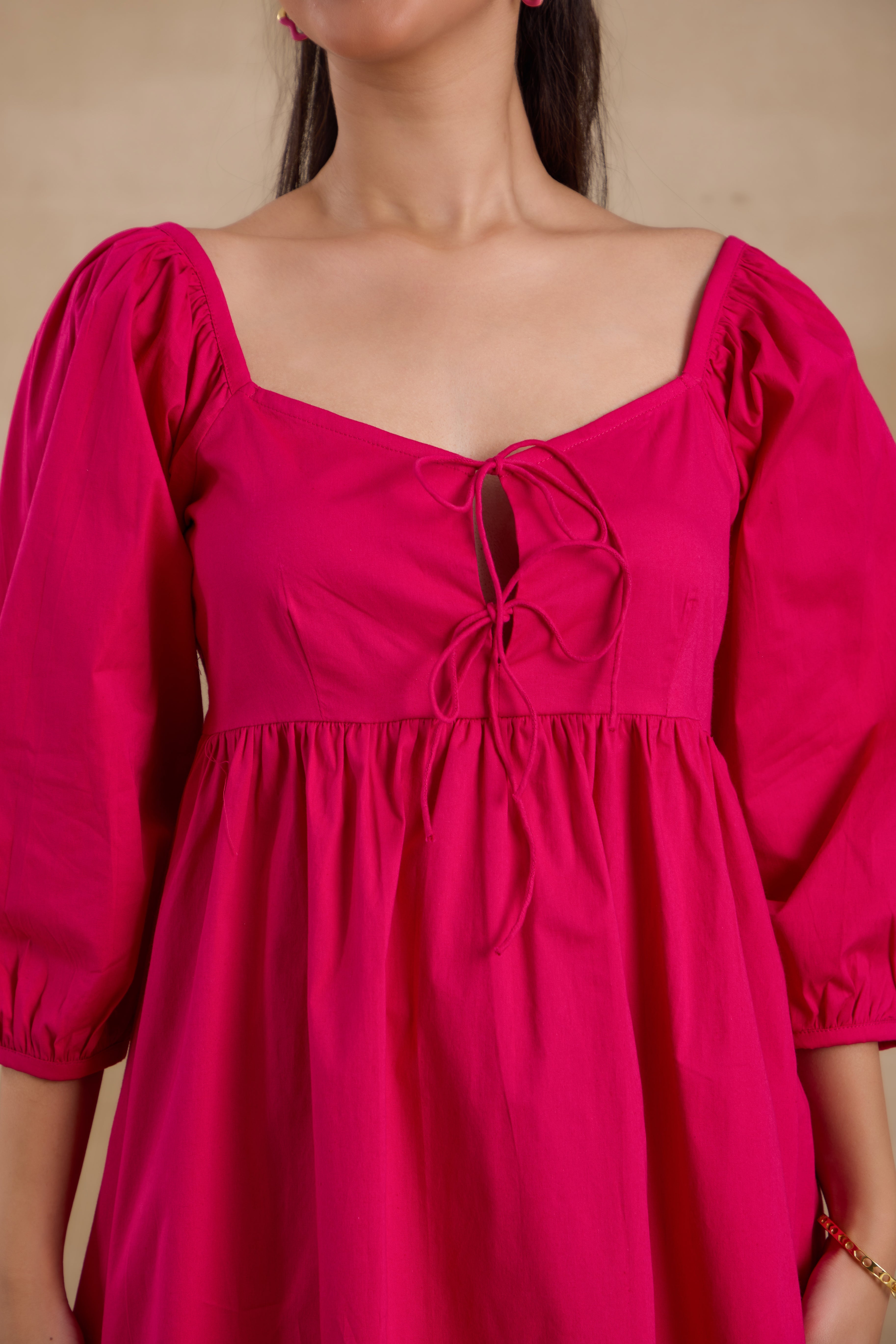 Alaya Essentials Fuchsia Vacay Dress