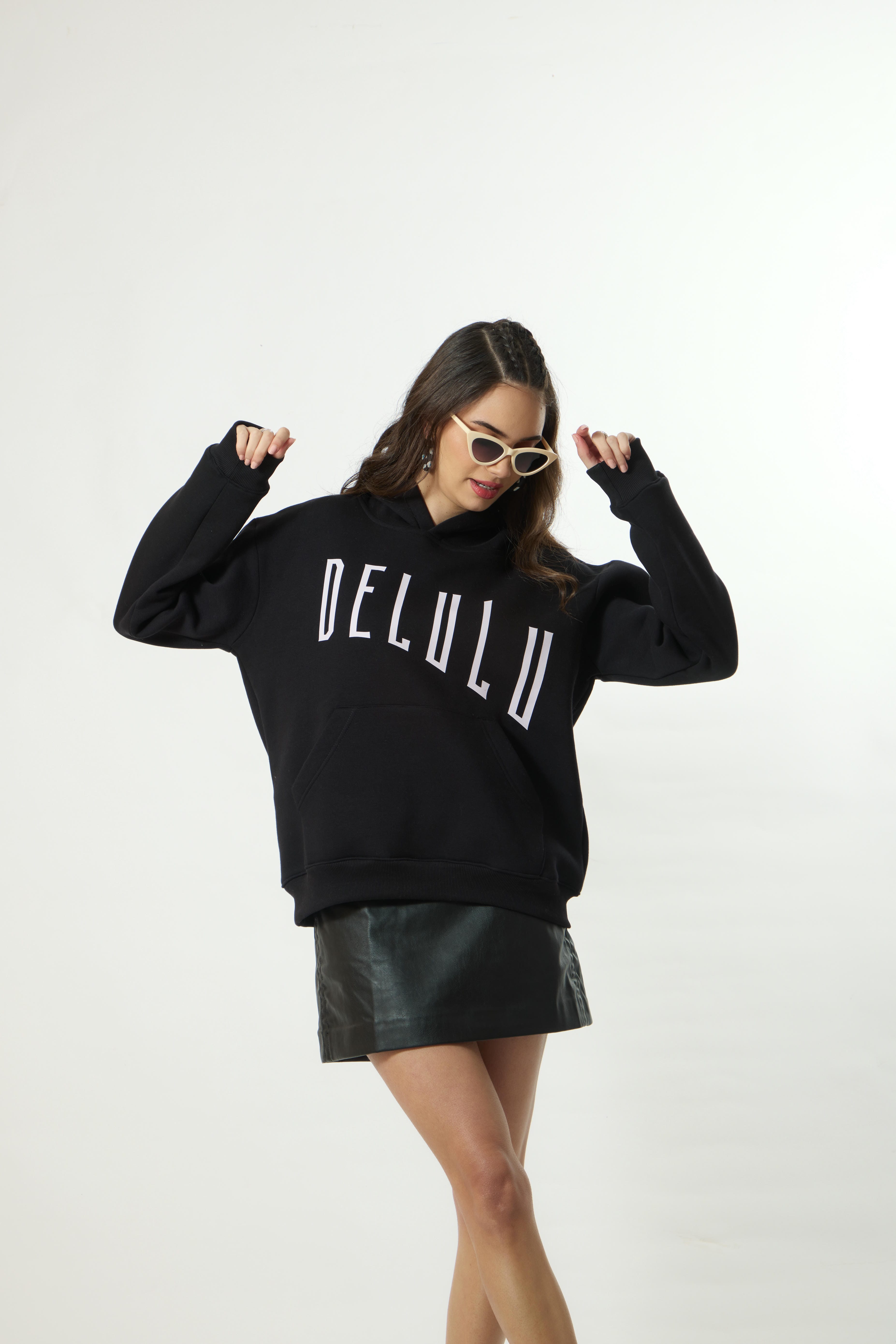 “DELULU” Premium Oversized Hoodie