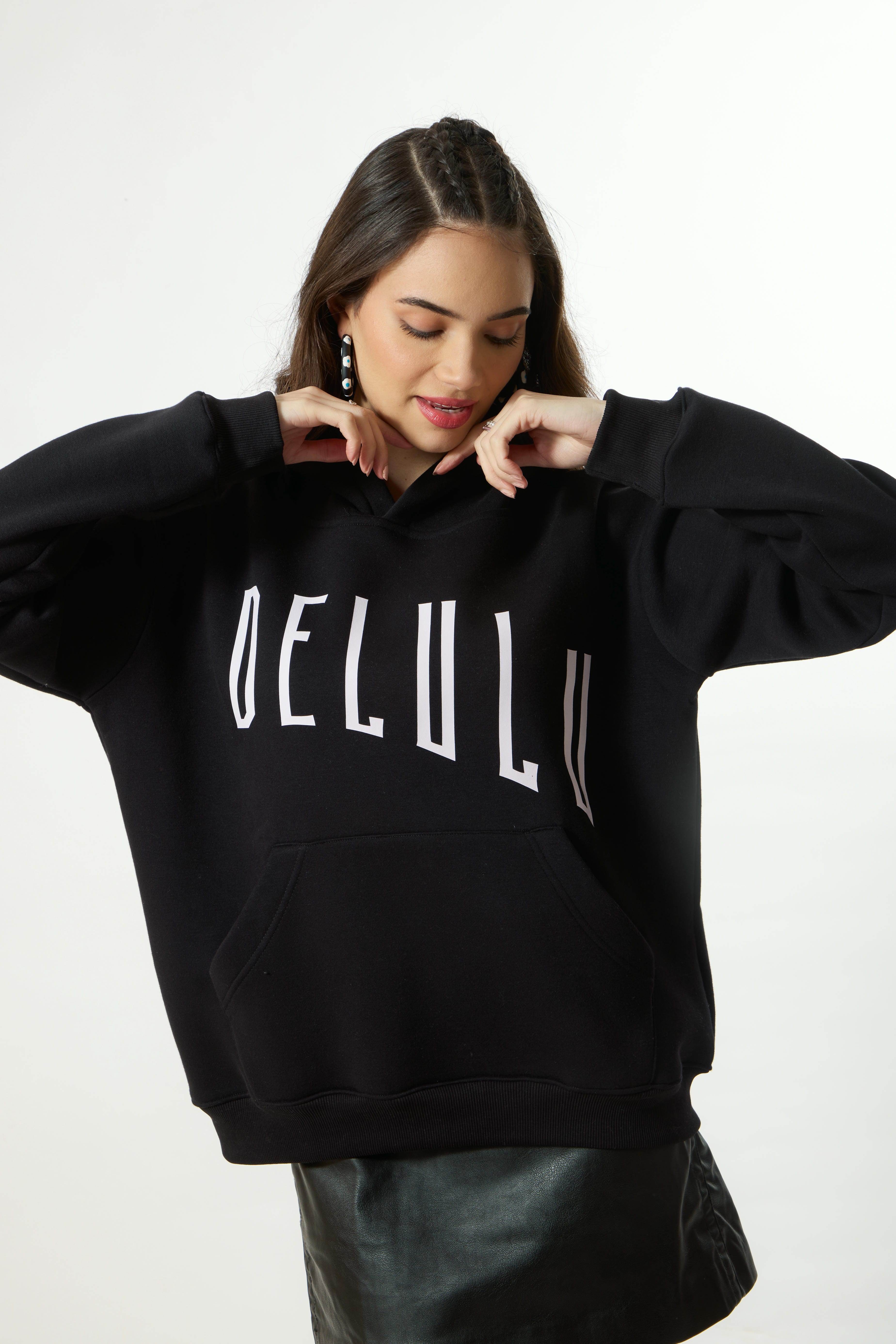 “DELULU” Premium Oversized Hoodie