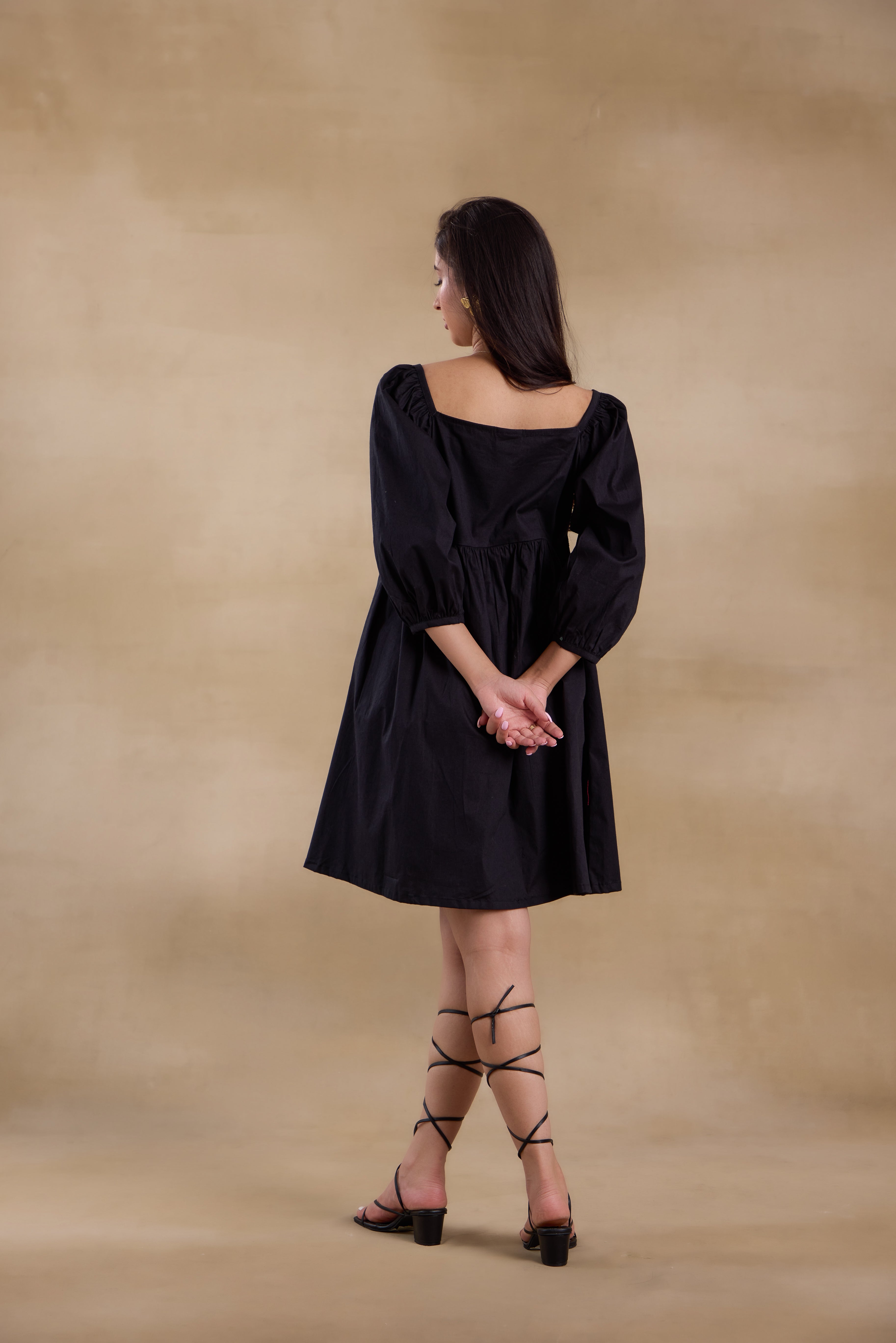 Alaya Essentials Black Vacay Dress