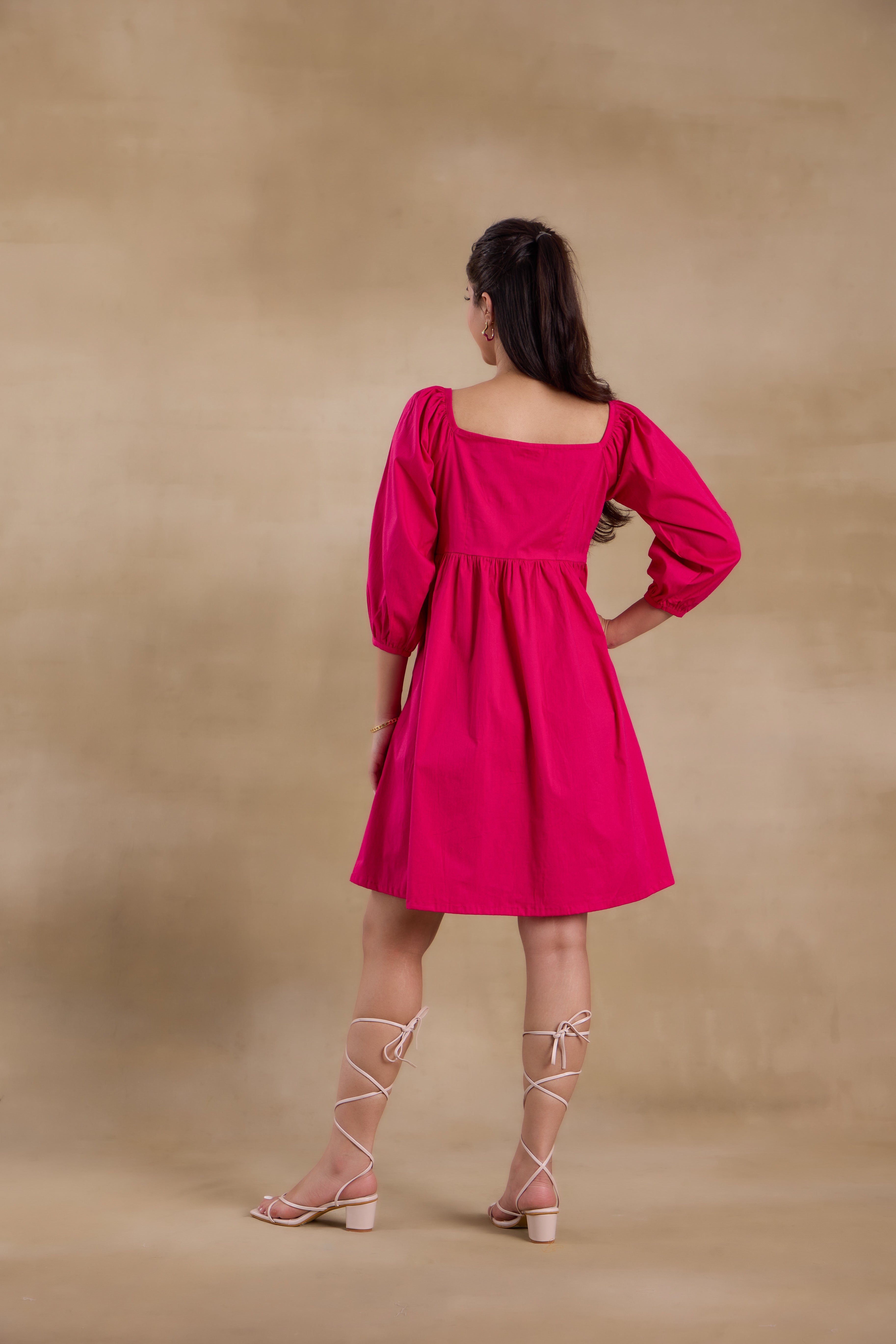 Alaya Essentials Fuchsia Vacay Dress