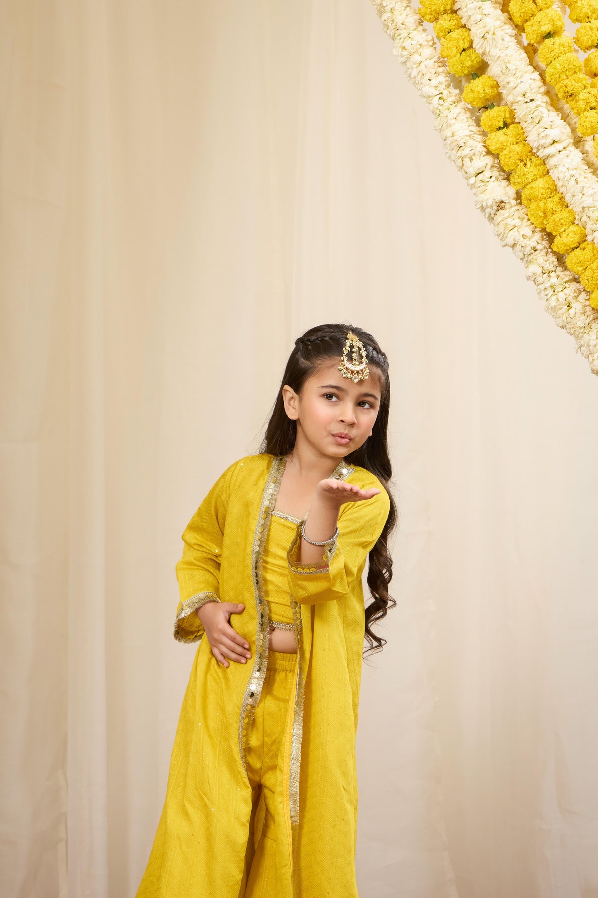 Alaya Kids Yellow Overlay Set