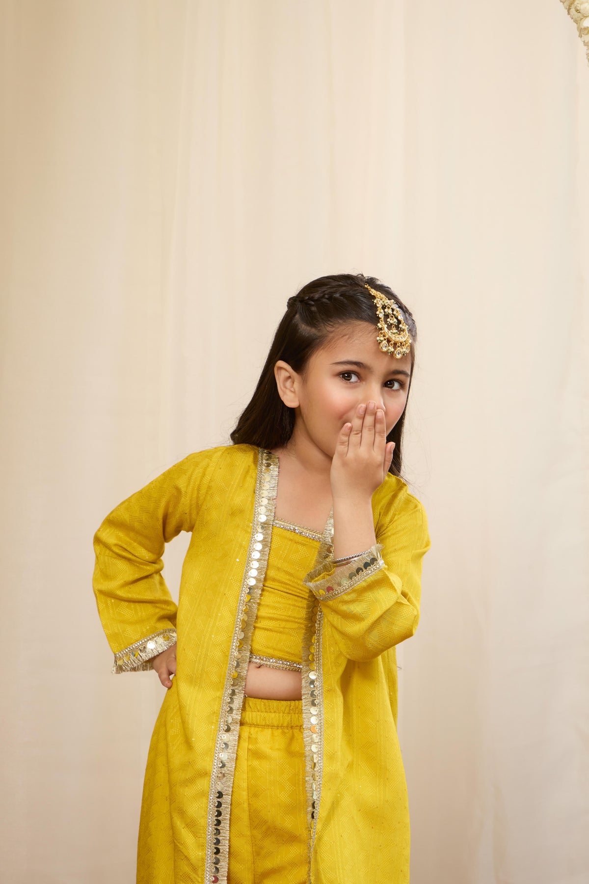 Alaya Kids Yellow Overlay Set