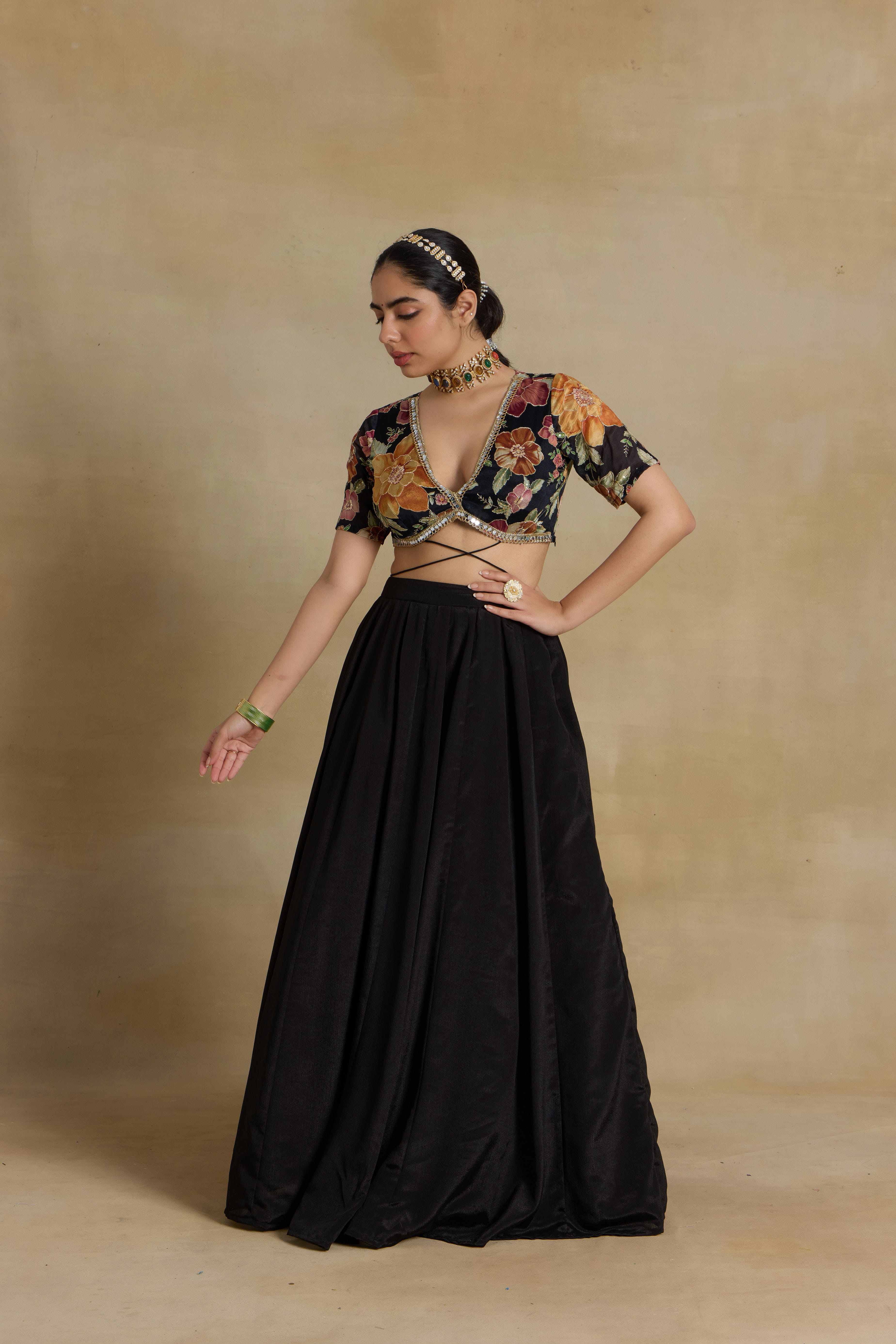 Alaya Noor Midnight Muse Lehenga Set