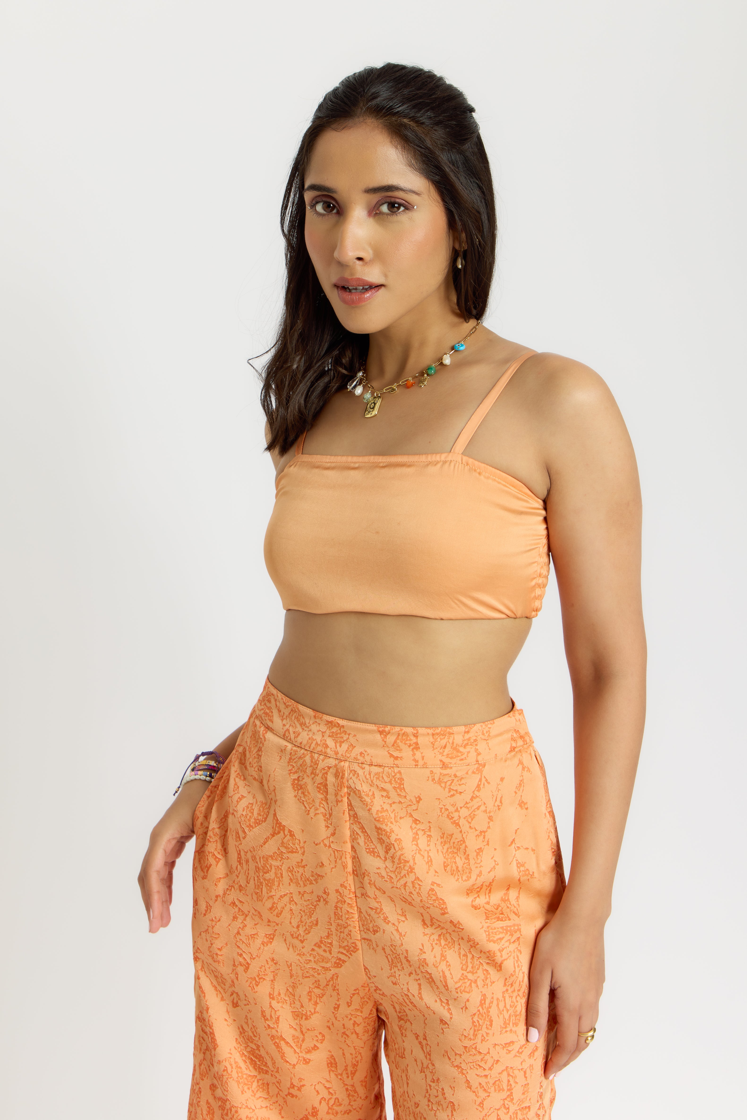 Alaya Cairo Peach Tube Top