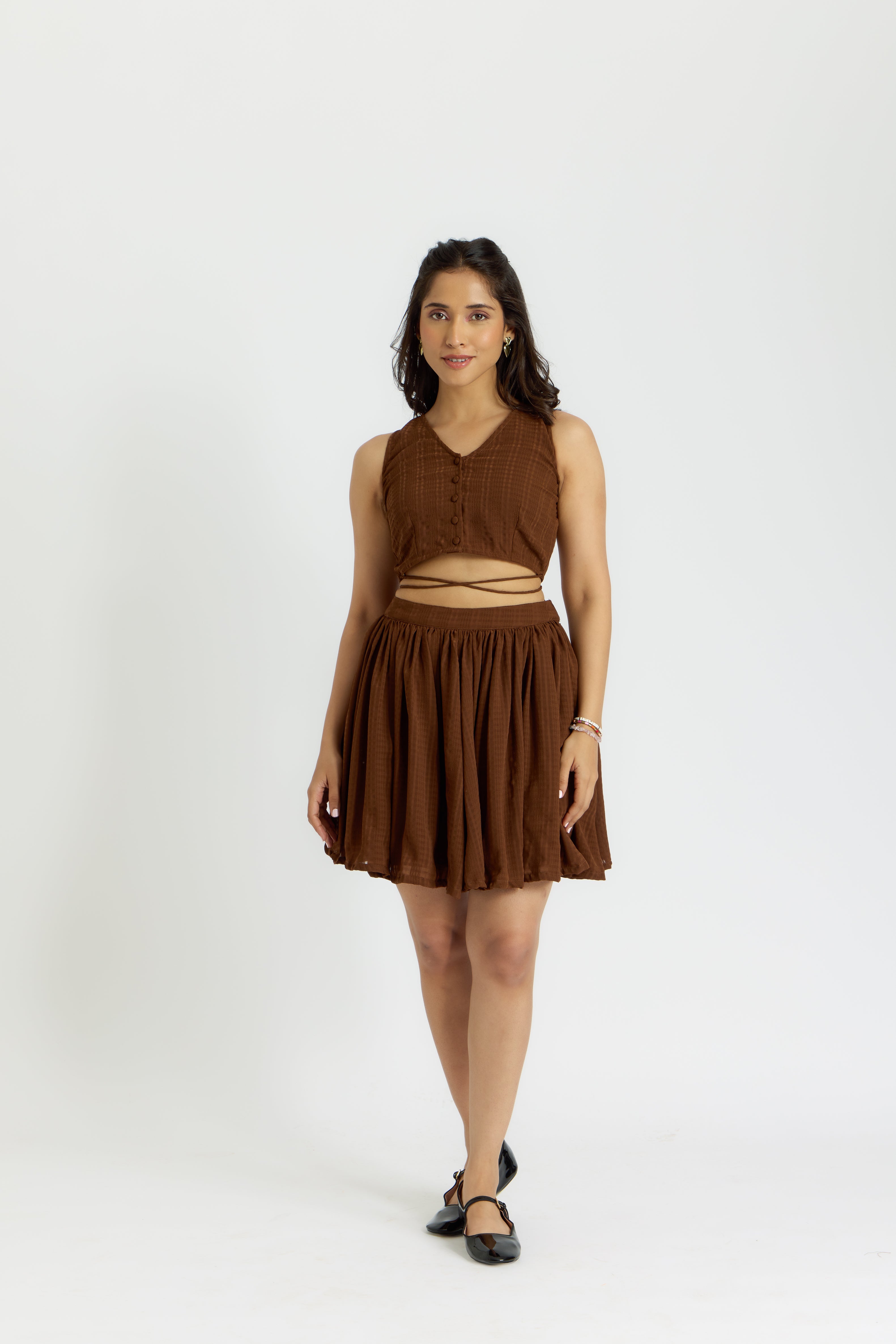 Alaya Cairo Espresso Skirt Set