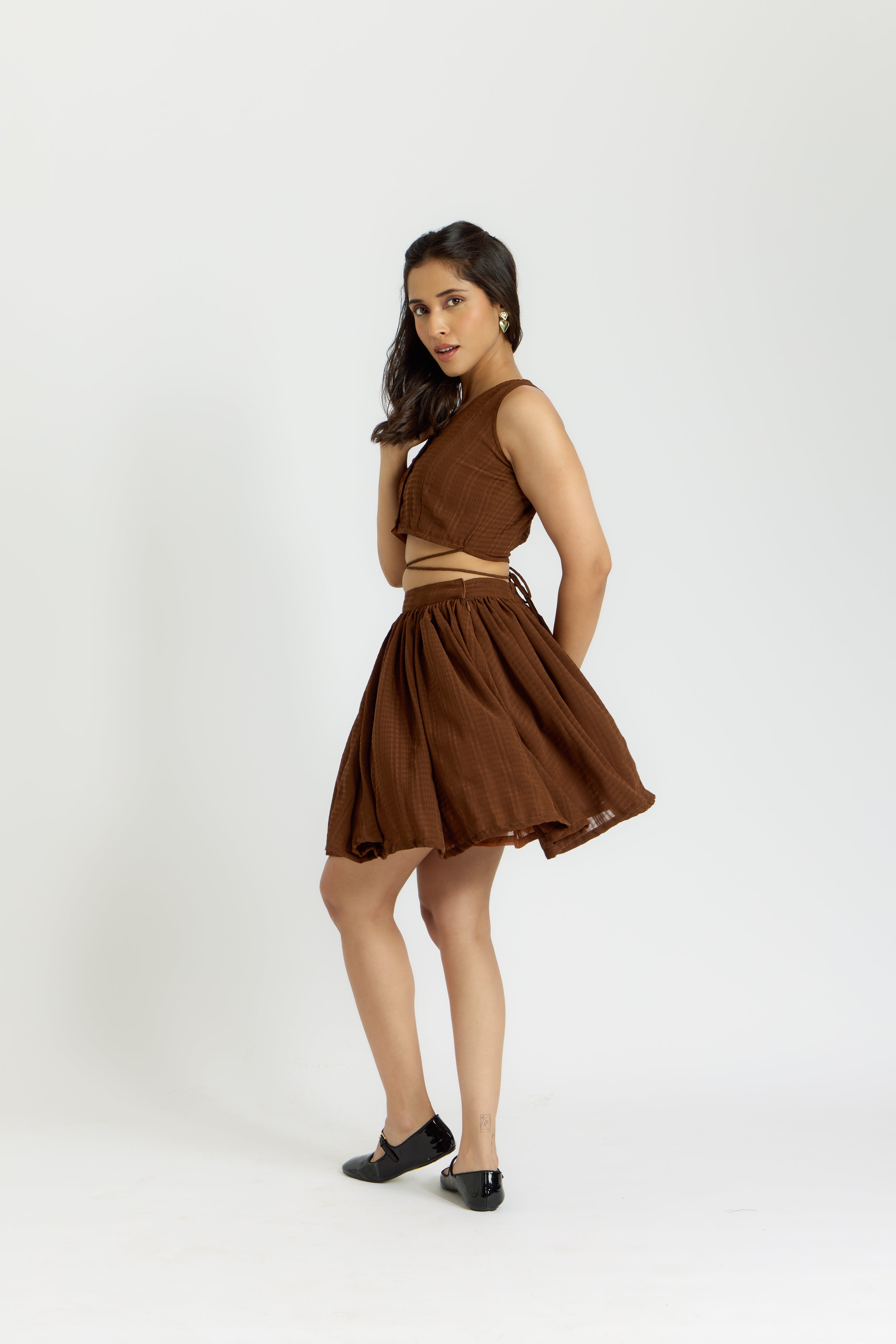 Alaya Cairo Espresso Skirt Set