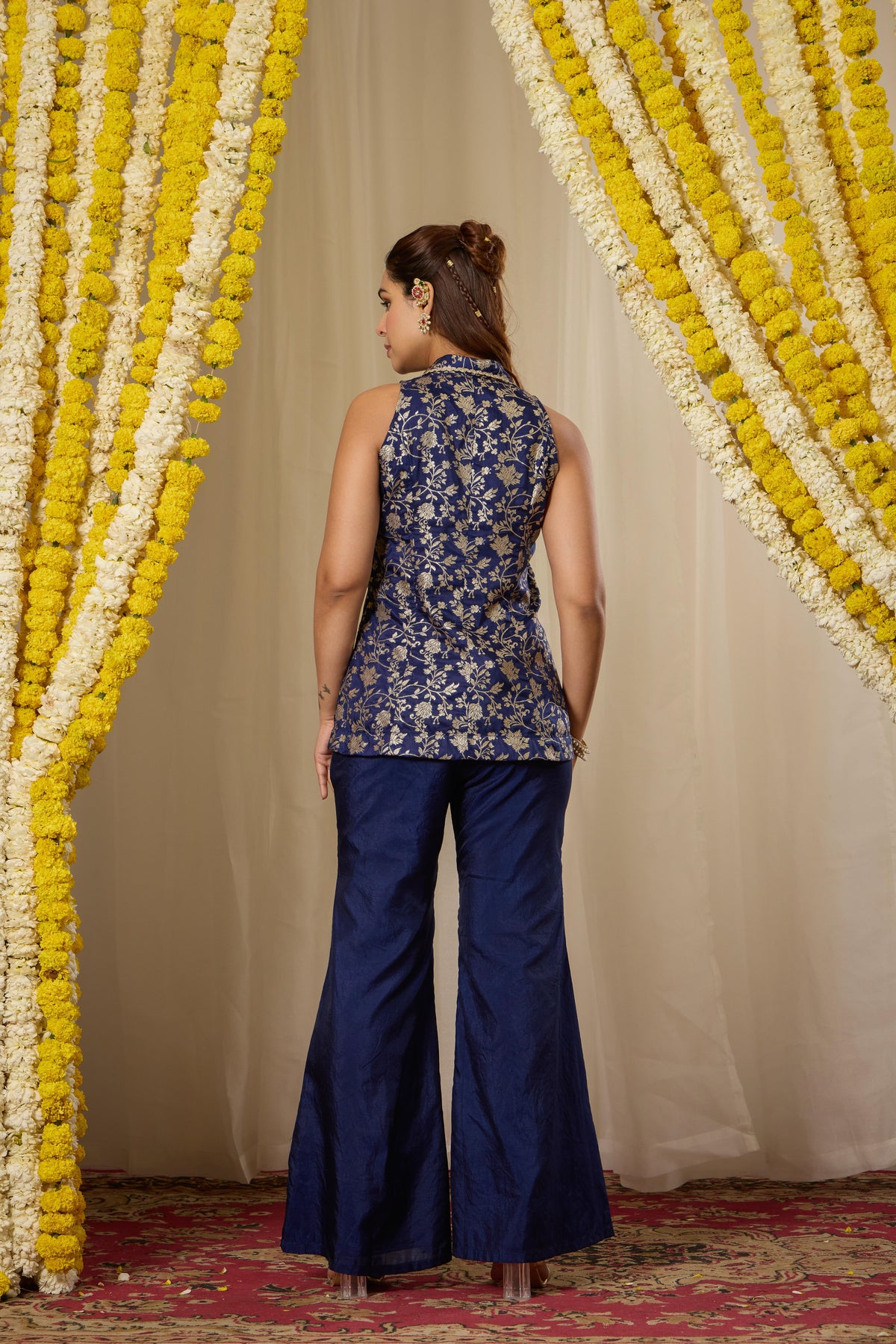 Malang Heritage Navy Blazer Set