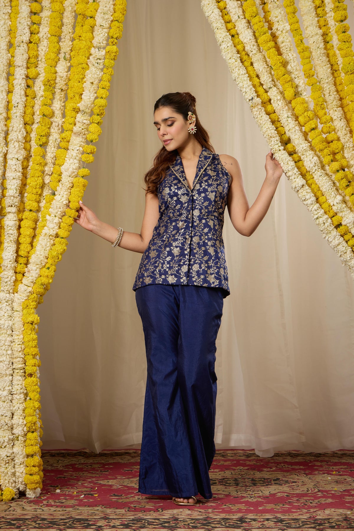Malang Heritage Navy Blazer Set