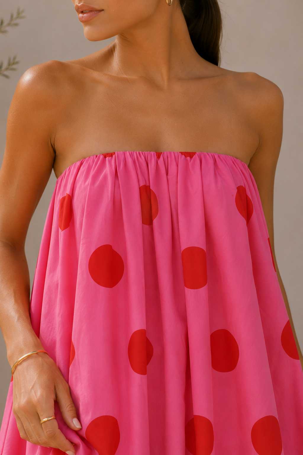 Amalfi Polka Bubble Short Dress 3